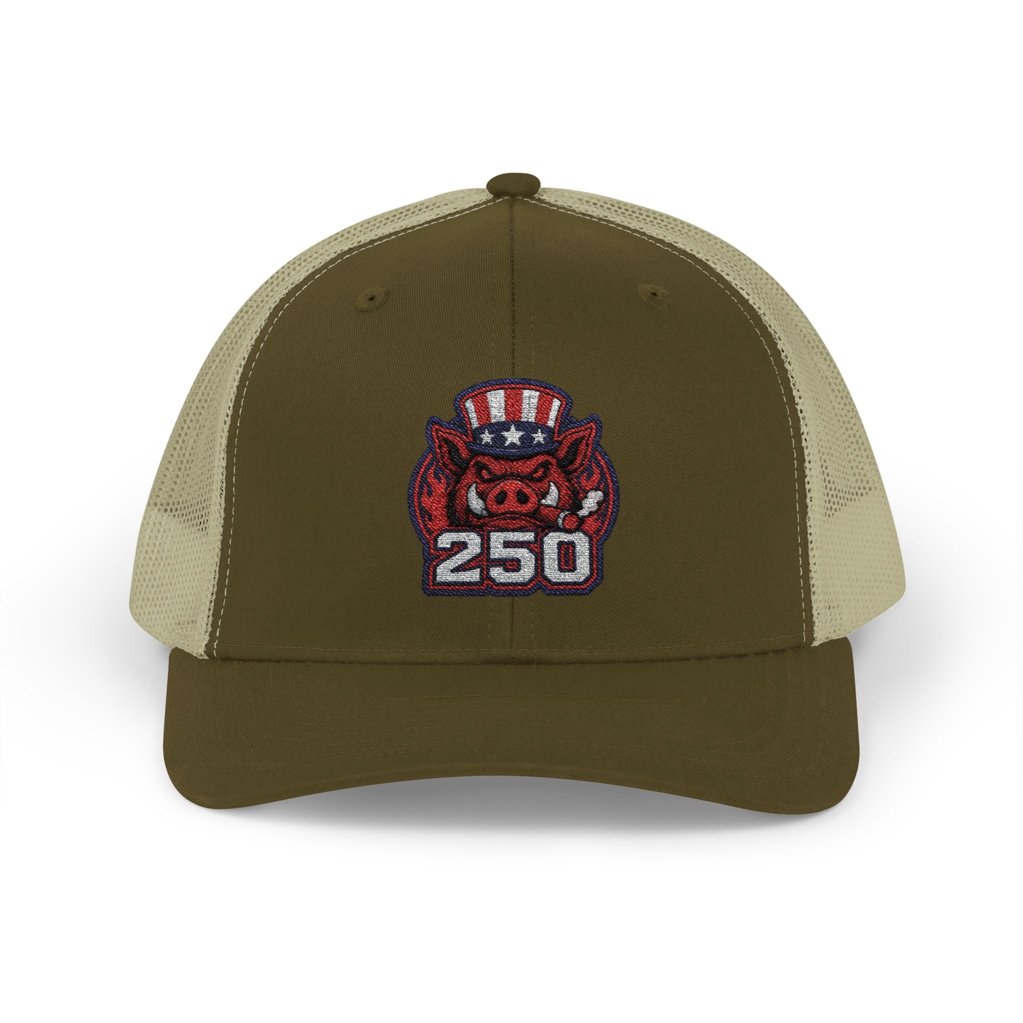 BBQ Test Pit America's 250th Birthday Trucker Hat | Limited Edition Snapback Cap