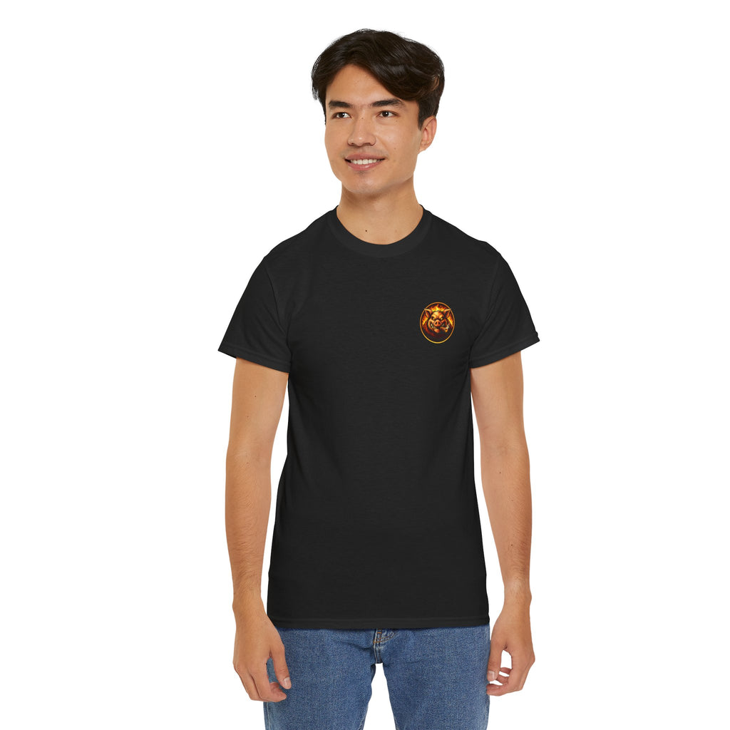 Whatever You Made… Stop Calling It BBQ. – BBQ Test Pit Funny BBQ Heavy Duty T-Shirt