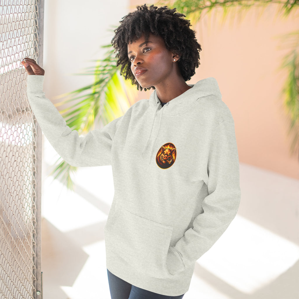 "Wrap When It's Ready" BBQ Hoodie — BBQ Test Pit Pitmaster Fleece Pullover