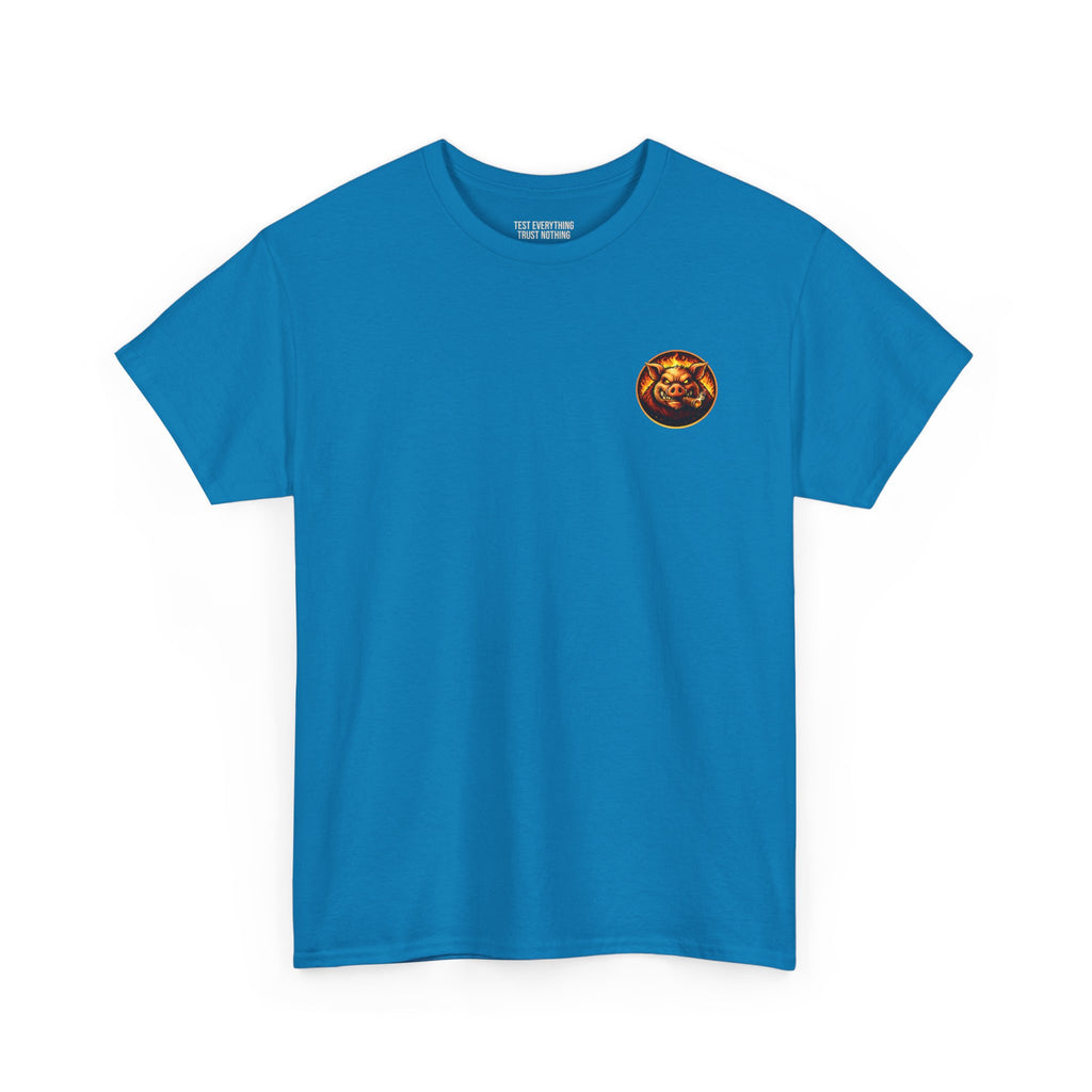 BBQ Test Pit Official Logo T-Shirt — Pitmaster Uniform | Batch 001