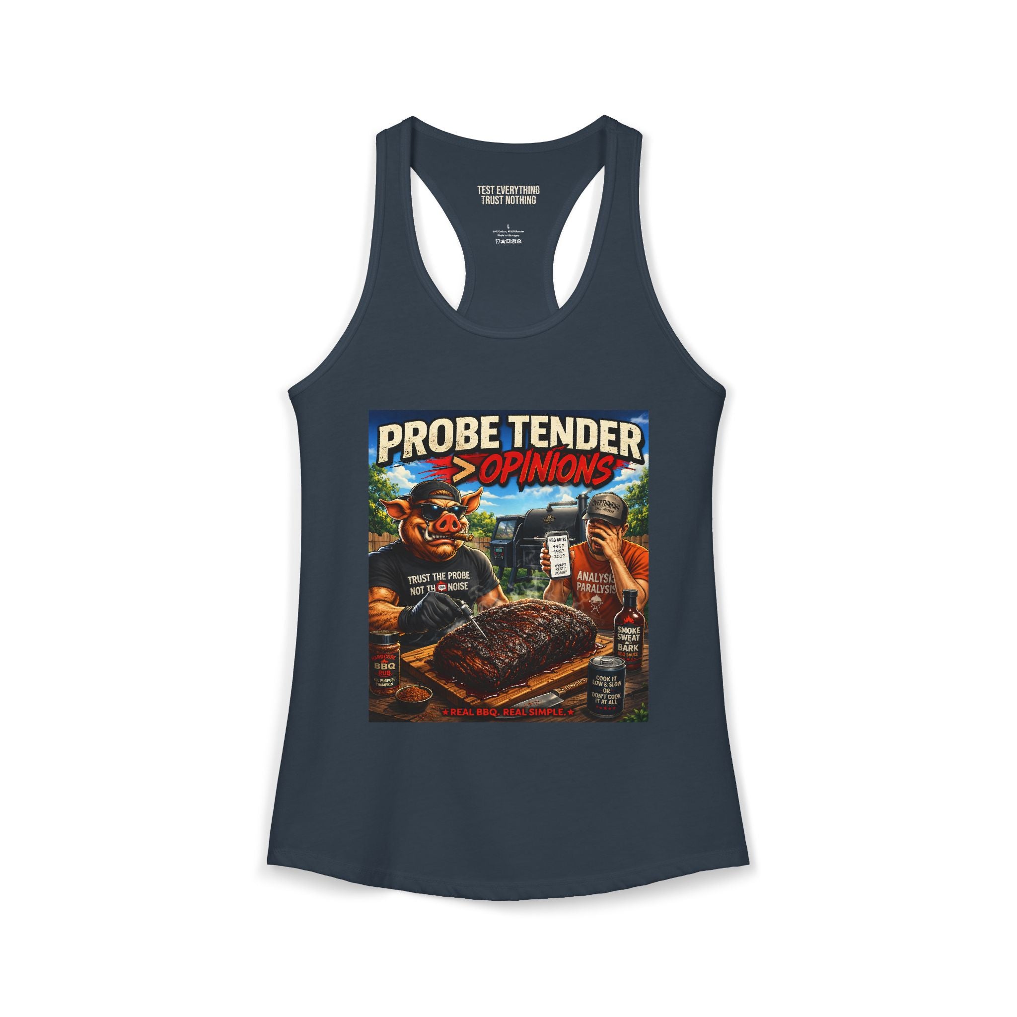 Probe Tender > Opinions Women's Tank Top — Premium Racerback | BBQ Test Pit