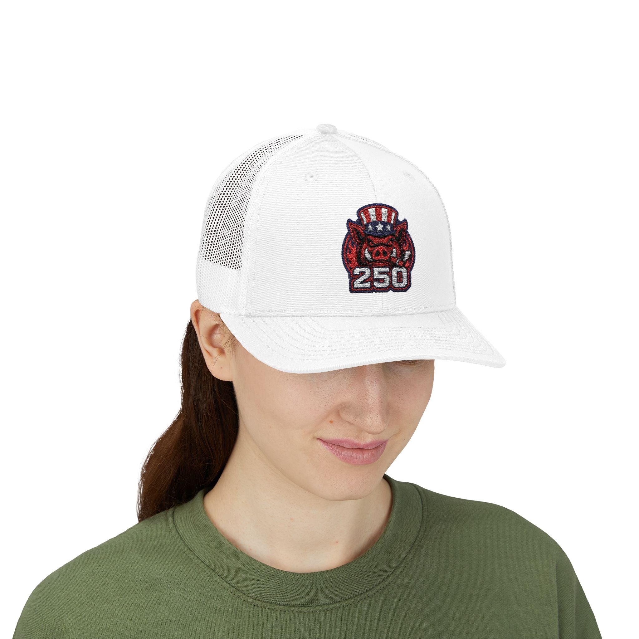 BBQ Test Pit America's 250th Birthday Trucker Hat | Limited Edition Snapback Cap