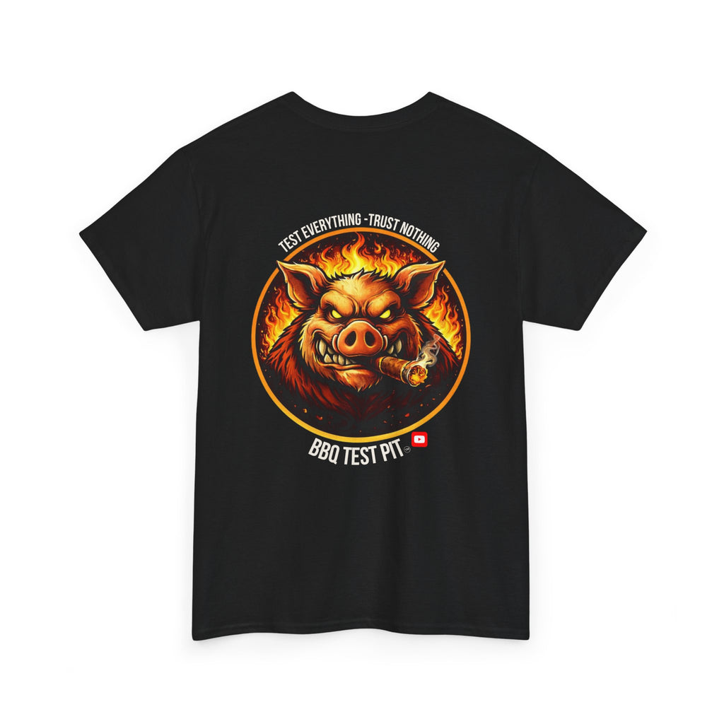 BBQ Test Pit Official Logo T-Shirt — Pitmaster Uniform | Batch 001