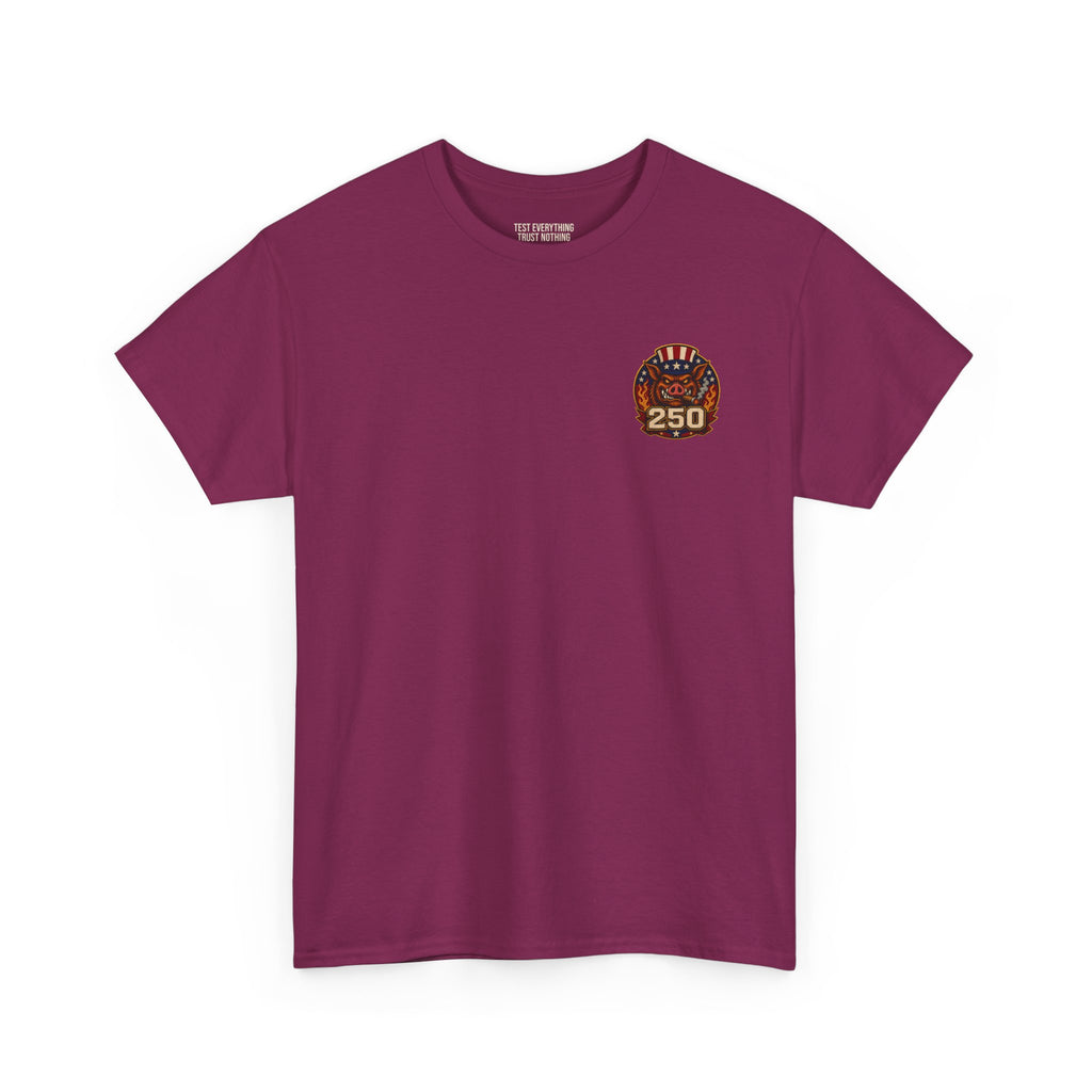 BBQ Test Pit America's 250th Birthday Shirt | Limited Edition Patriotic Graphic Tee 5000
