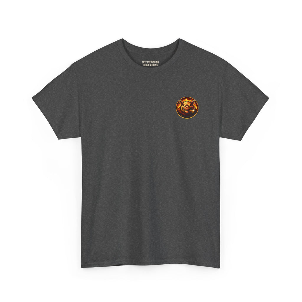 BBQ Test Pit Official Logo T-Shirt — Pitmaster Uniform | Batch 001