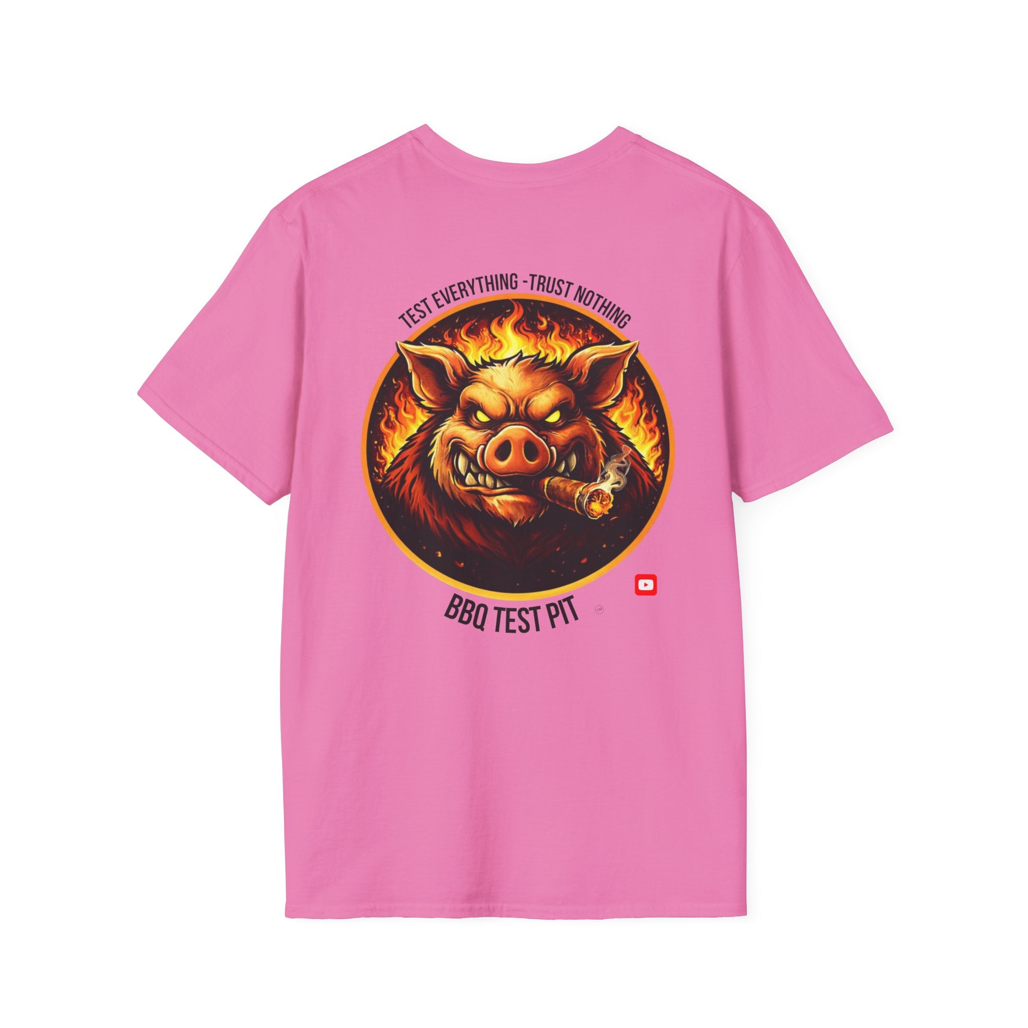 BBQ Test Pit Official Logo T-Shirt — Premium Softstyle Uniform | Batch 001