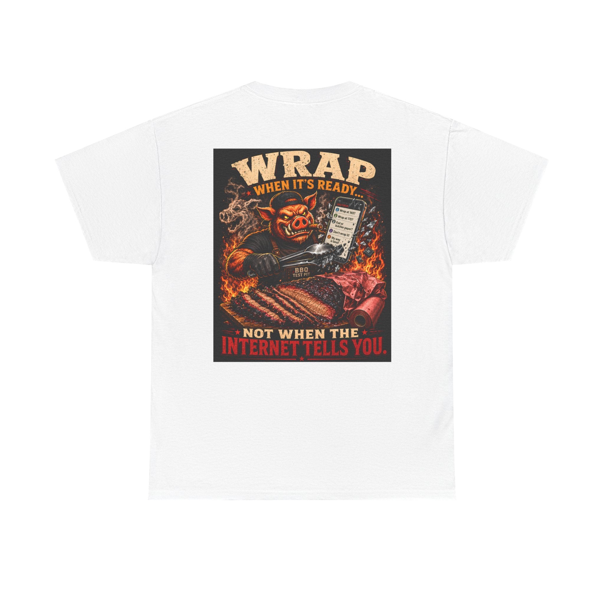 Wrap When It's Ready BBQ Shirt — 5000