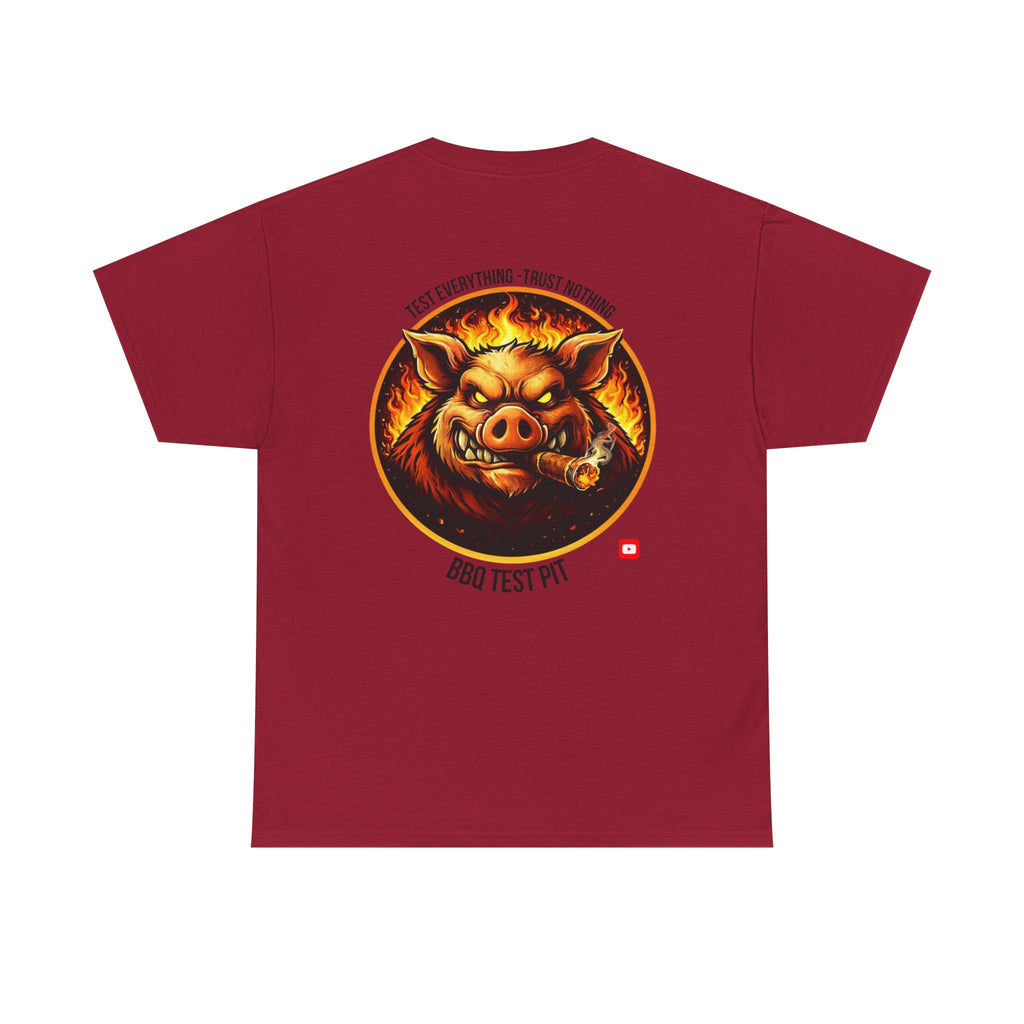 BBQ Test Pit Official Logo T-Shirt — Pitmaster Uniform | Batch 001