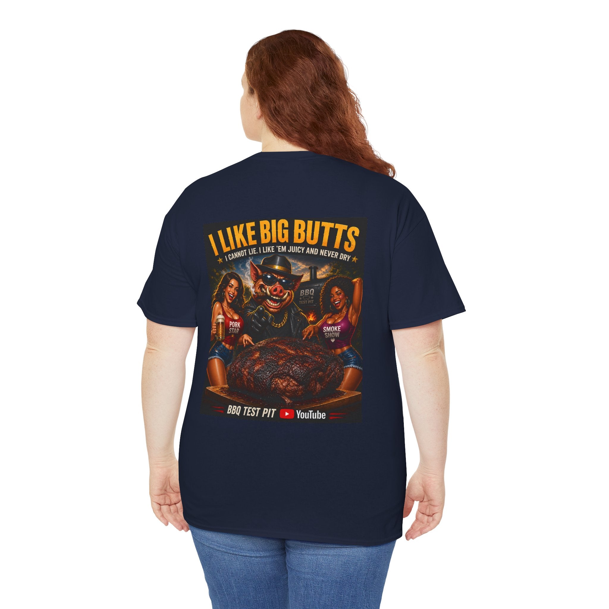 I Like Big Butts T-Shirt — The Ultimate Pork Butt Pitmaster Tee | BBQ Test Pit