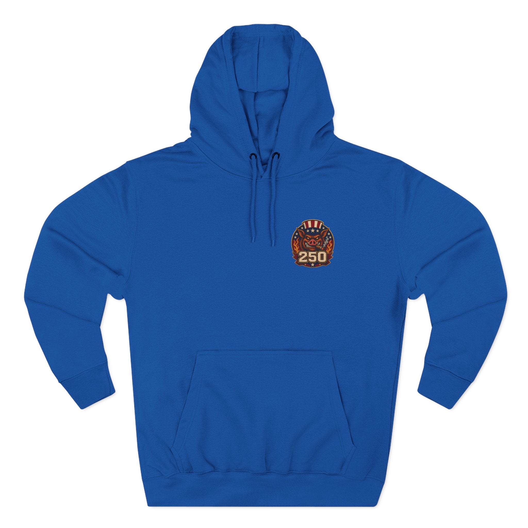 BBQ Test Pit America's 250th Birthday Hoodie | Limited Edition Patriotic Fleece