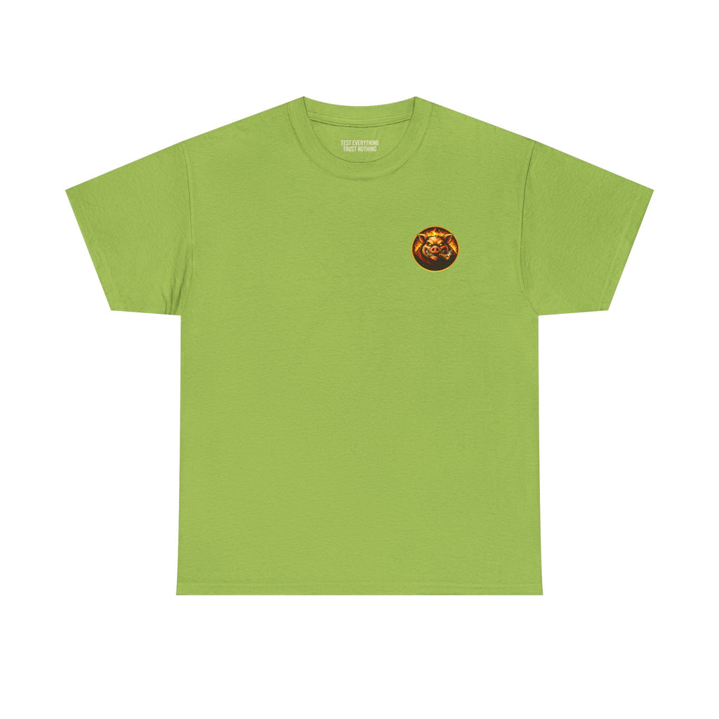 BBQ Test Pit Official Logo T-Shirt — Pitmaster Uniform | Batch 001