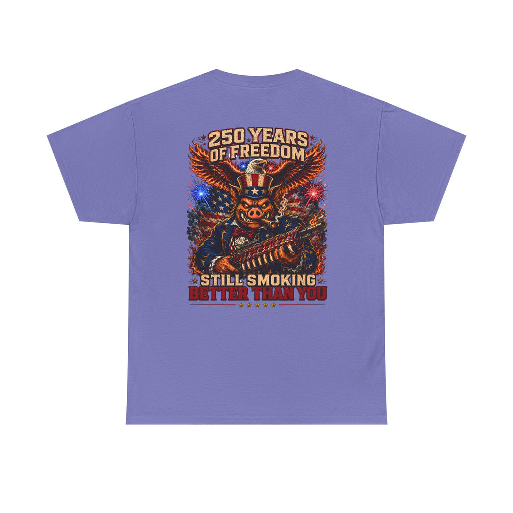 BBQ Test Pit America's 250th Birthday Shirt | Limited Edition Patriotic Graphic Tee 5000