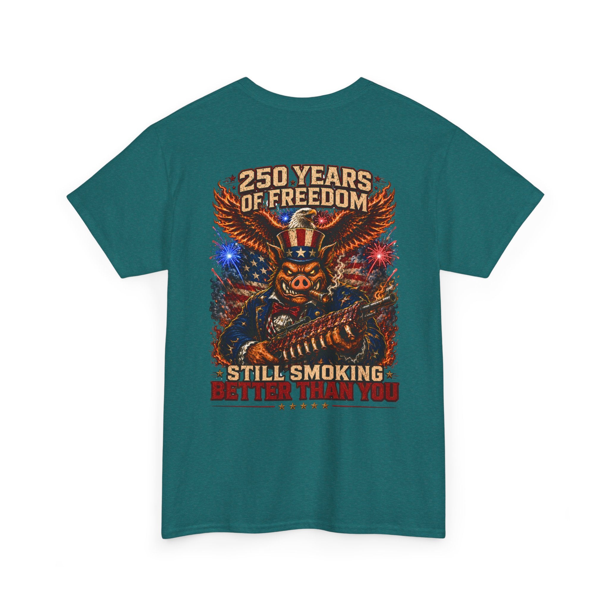 BBQ Test Pit America's 250th Birthday Shirt | Limited Edition Patriotic Graphic Tee 5000