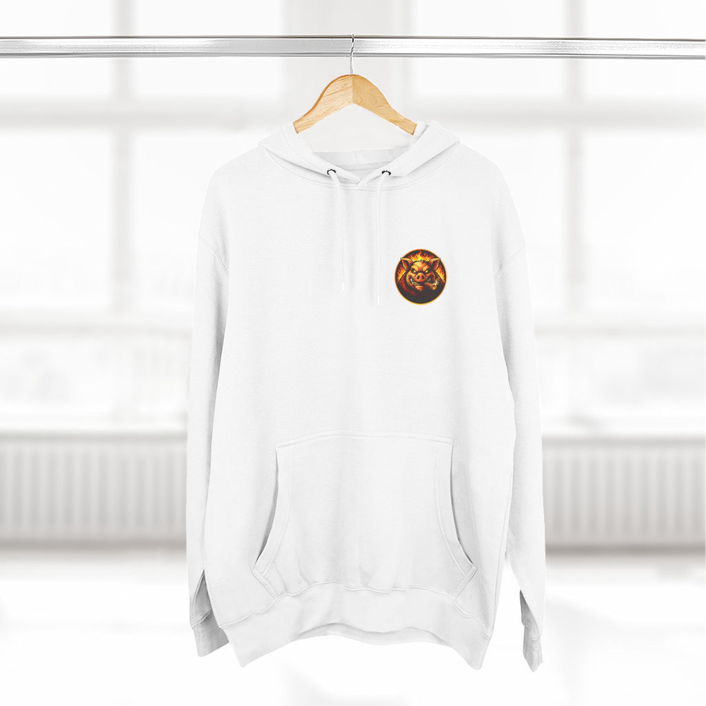 "Wrap When It's Ready" BBQ Hoodie — BBQ Test Pit Pitmaster Fleece Pullover