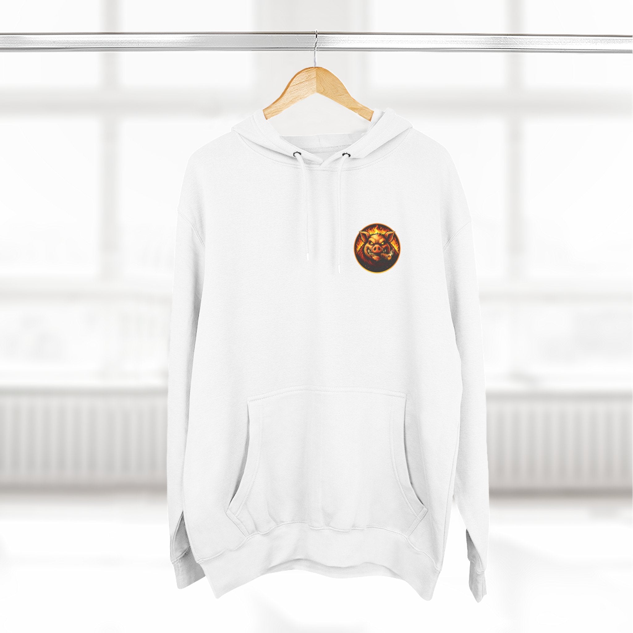 "Wrap When It's Ready" BBQ Hoodie — BBQ Test Pit Pitmaster Fleece Pullover