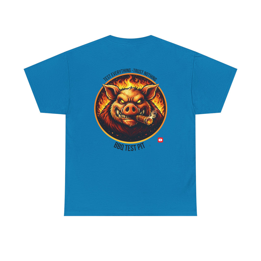 BBQ Test Pit Official Logo T-Shirt — Pitmaster Uniform | Batch 001