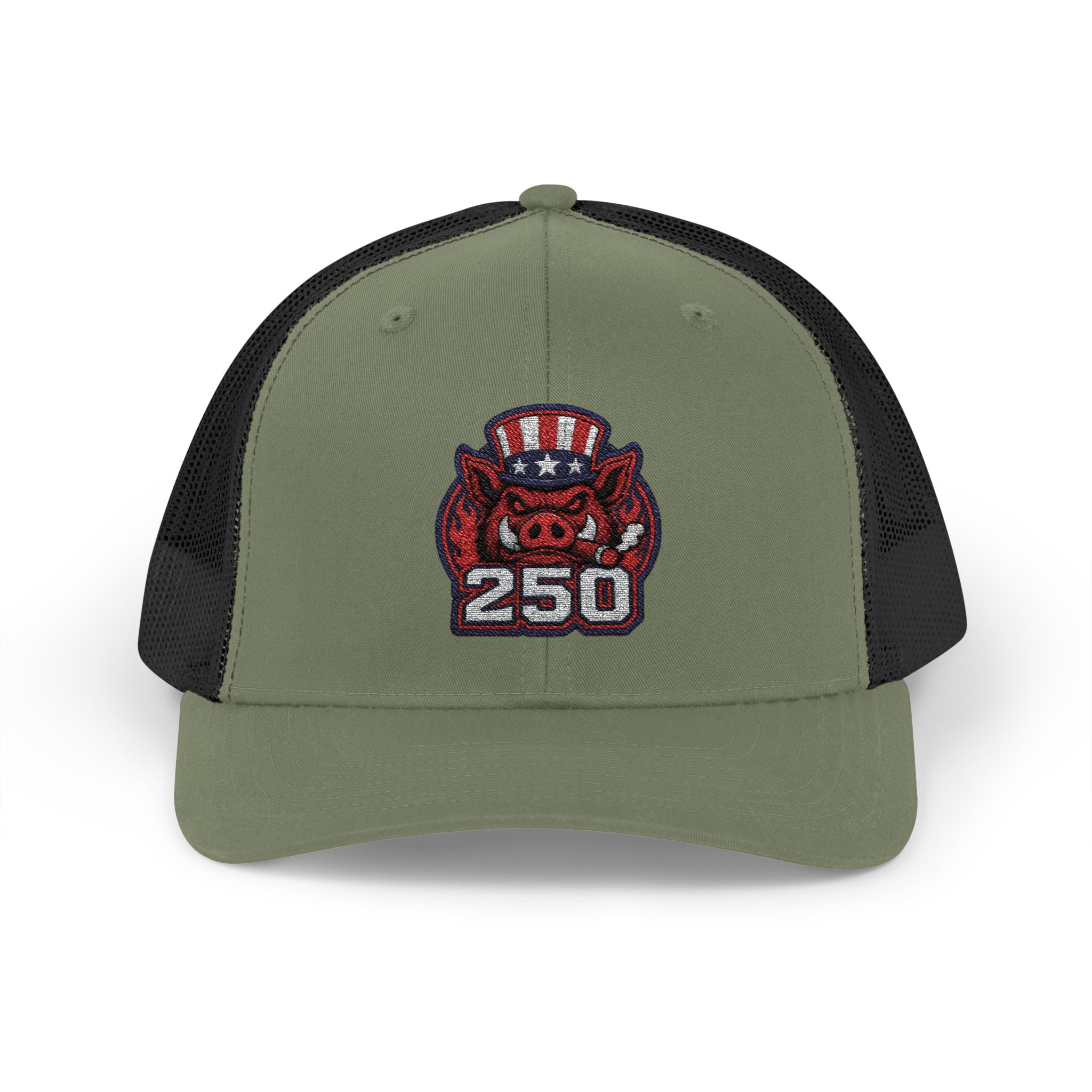 BBQ Test Pit America's 250th Birthday Trucker Hat | Limited Edition Snapback Cap