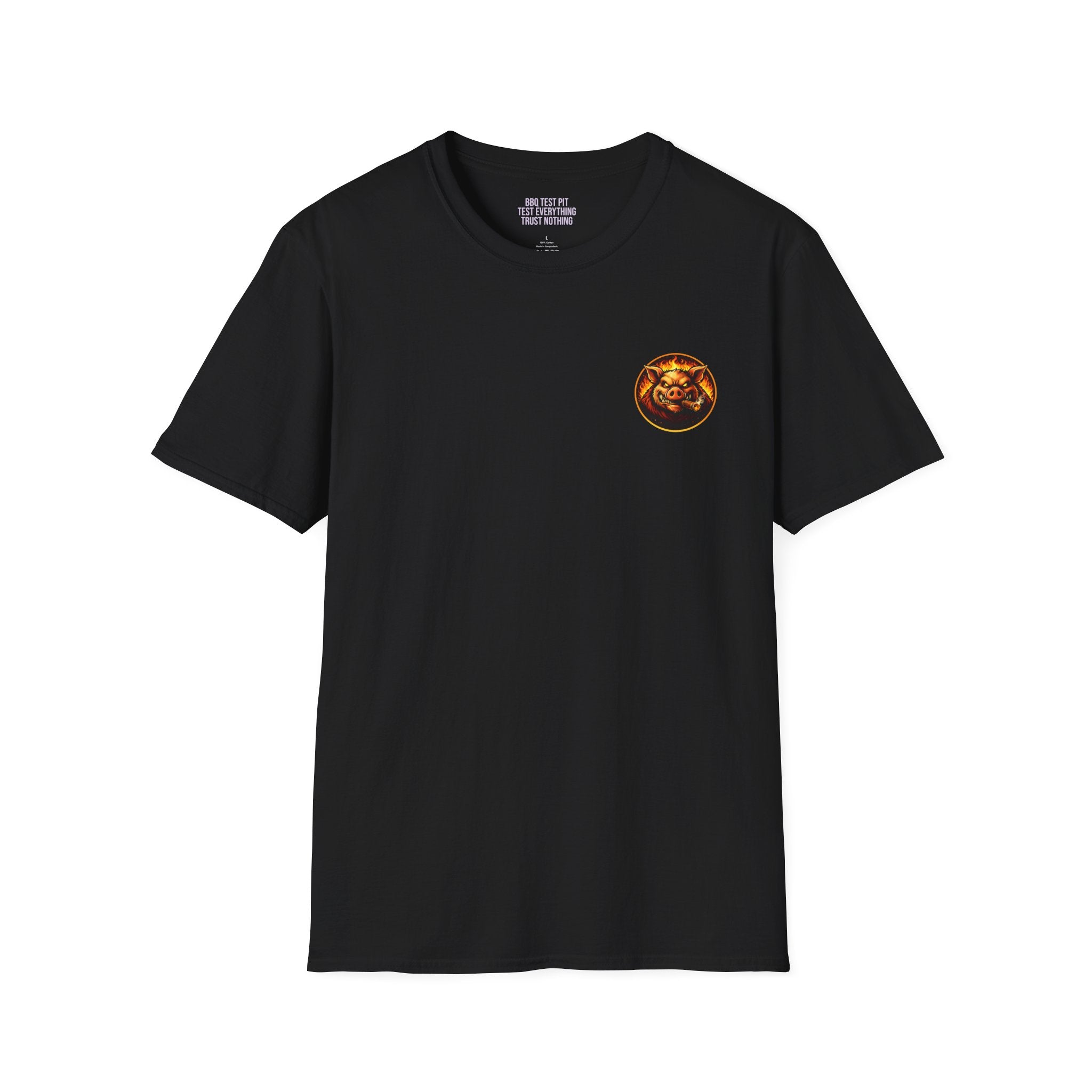 Whatever You Made… Stop Calling It BBQ. – BBQ Test Pit Funny BBQ T-Shirt