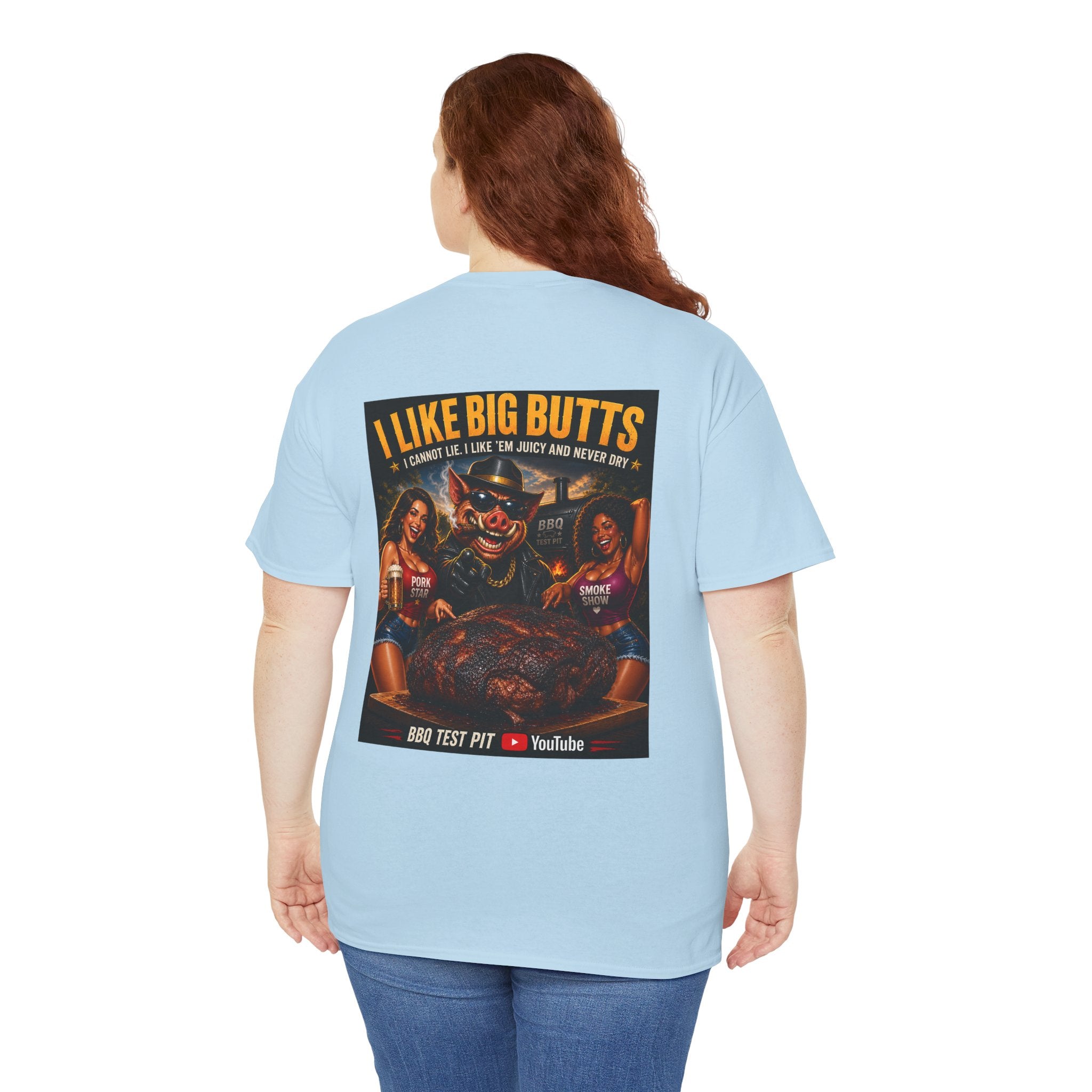 I Like Big Butts T-Shirt — The Ultimate Pork Butt Pitmaster Tee | BBQ Test Pit