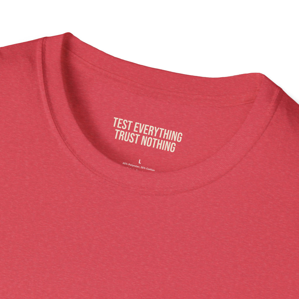 Stop Staring At My Rack T-Shirt — Premium Softstyle Rib Tee | BBQ Test Pit