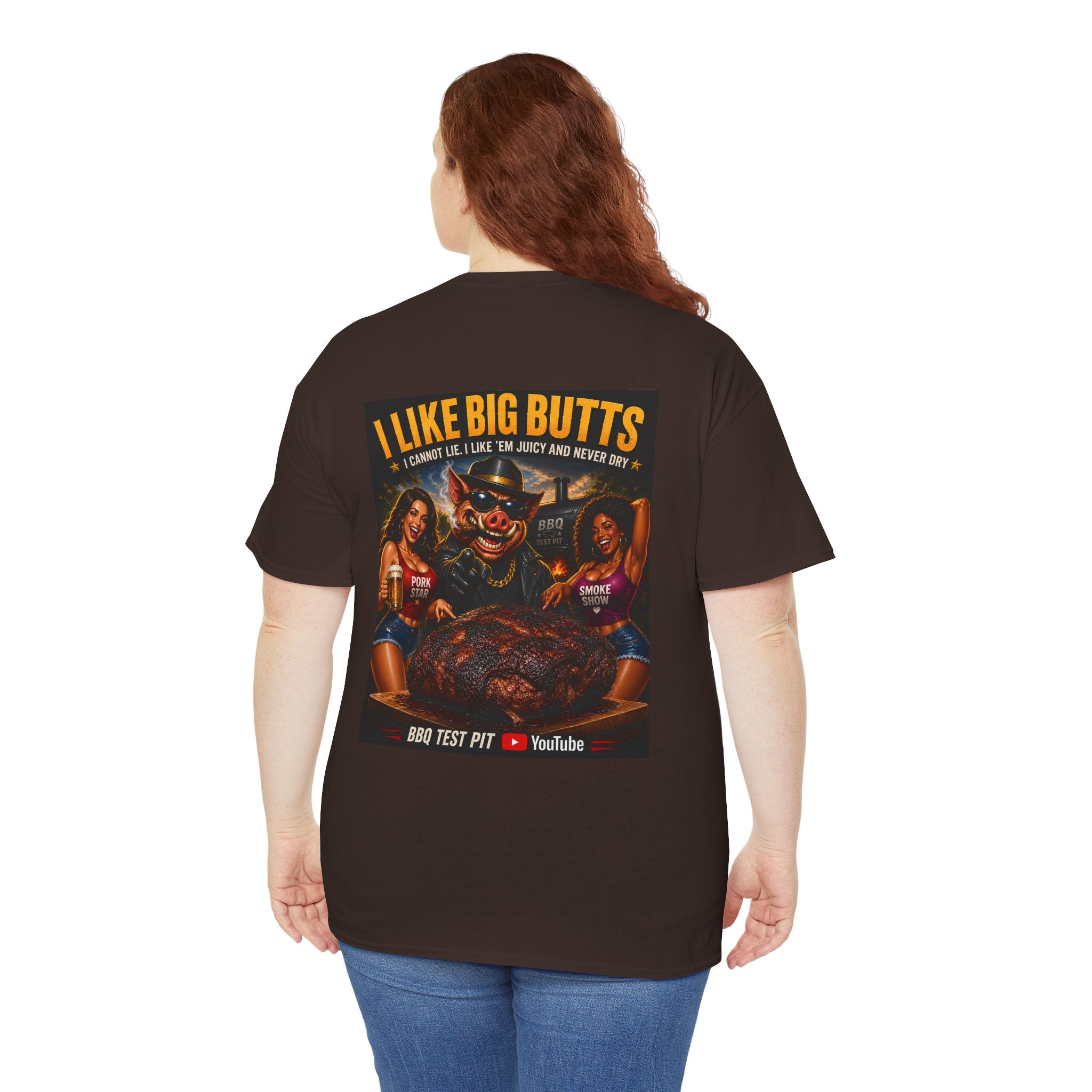 I Like Big Butts T-Shirt — The Ultimate Pork Butt Pitmaster Tee | BBQ Test Pit