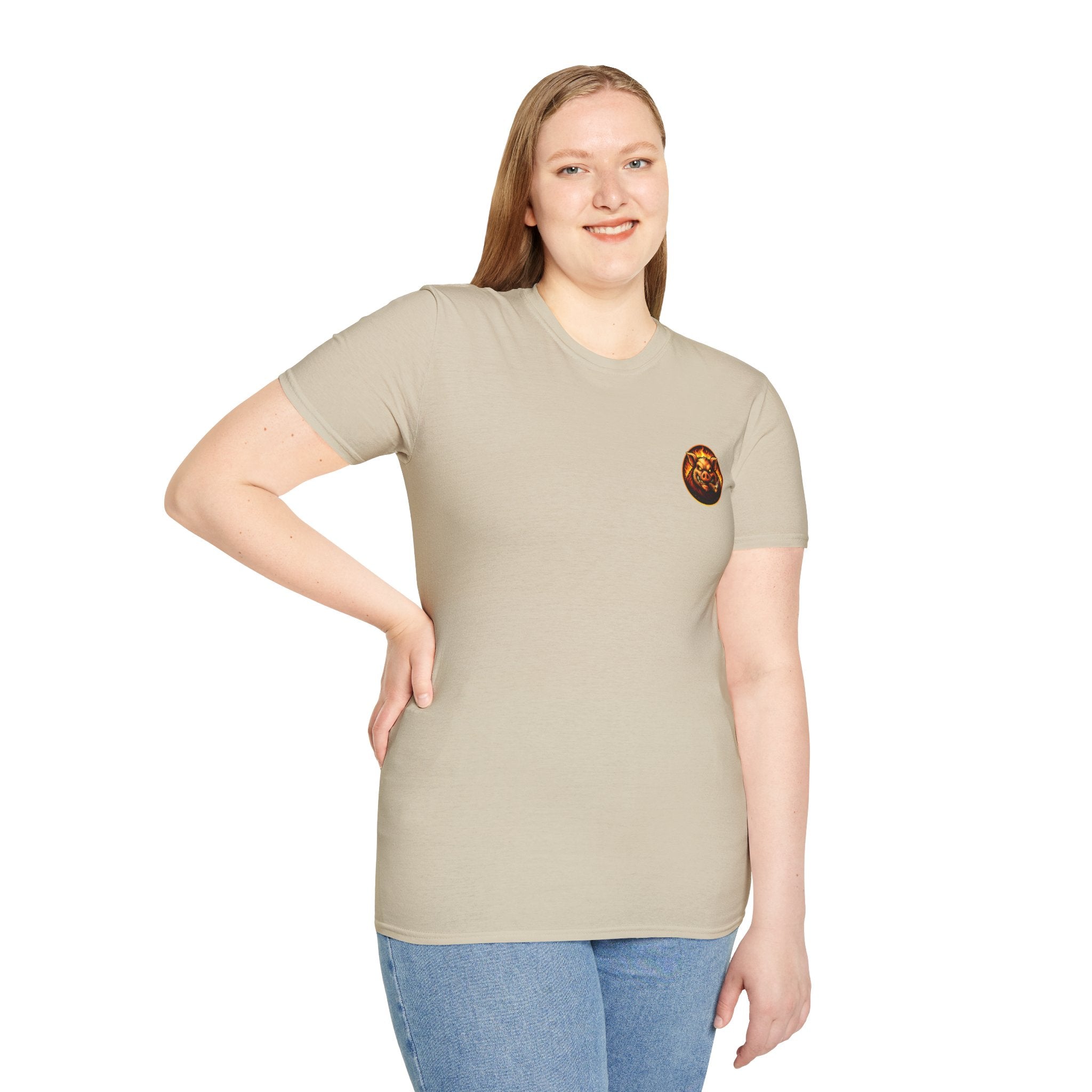 BBQ Test Pit Official Logo T-Shirt — Premium Softstyle Uniform | Batch 001