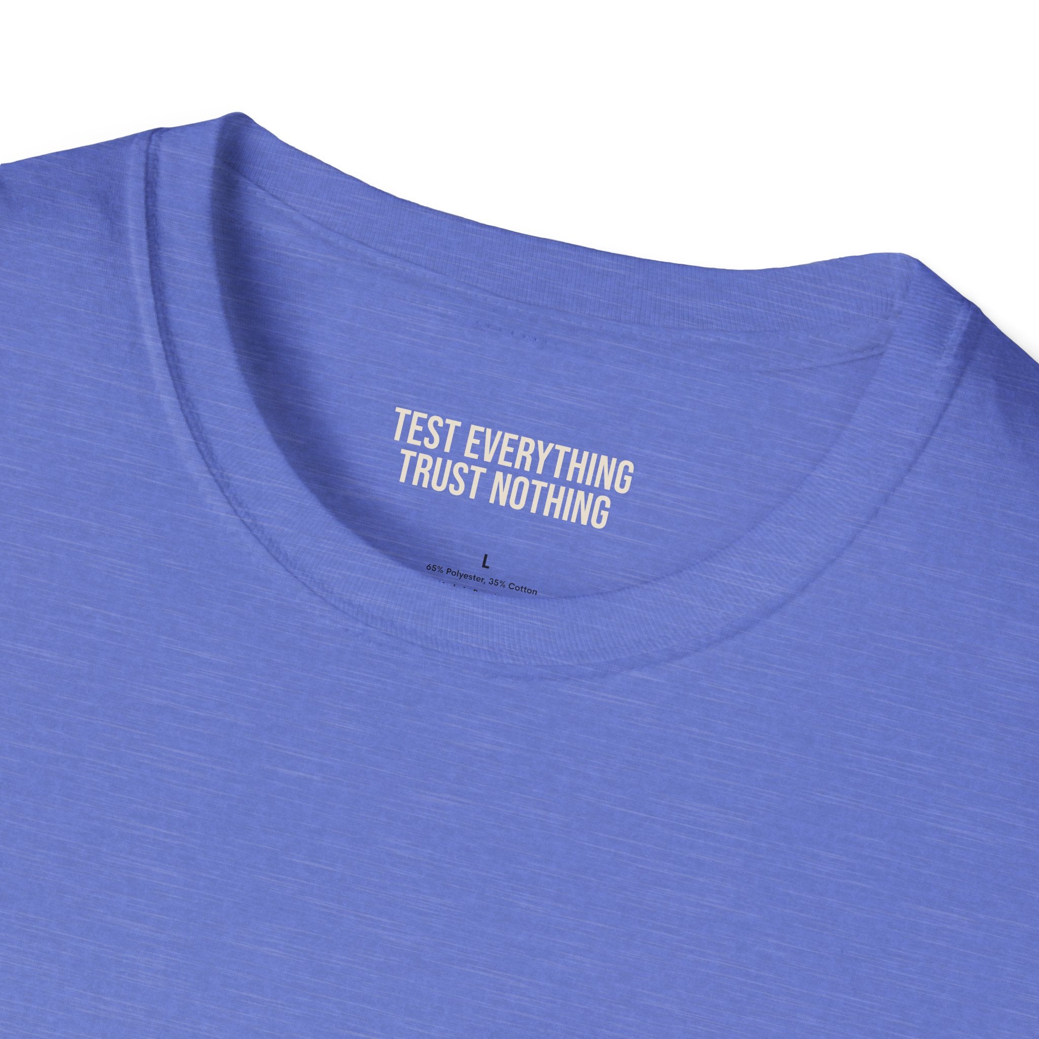Stop Staring At My Rack T-Shirt — Premium Softstyle Rib Tee | BBQ Test Pit