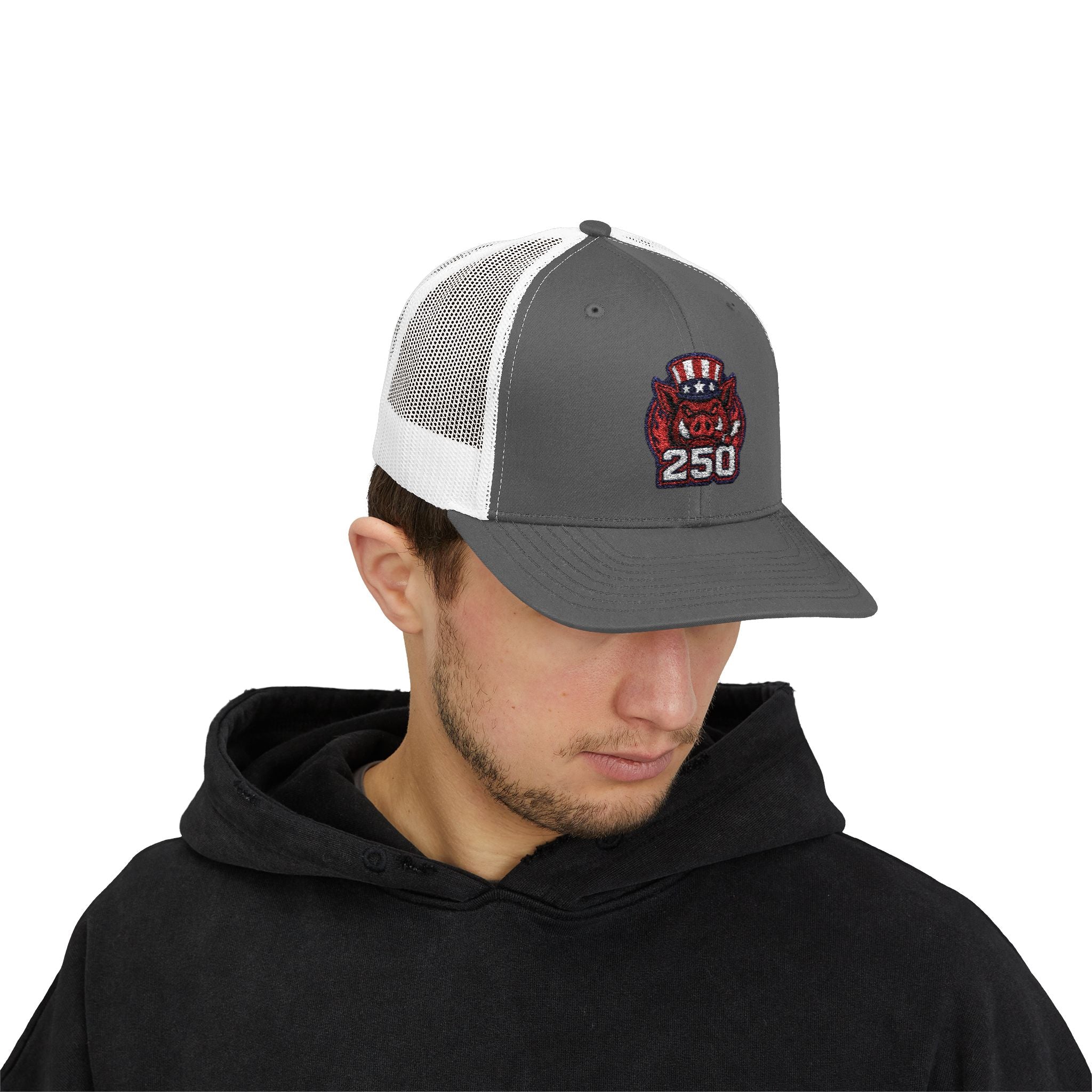 BBQ Test Pit America's 250th Birthday Trucker Hat | Limited Edition Snapback Cap
