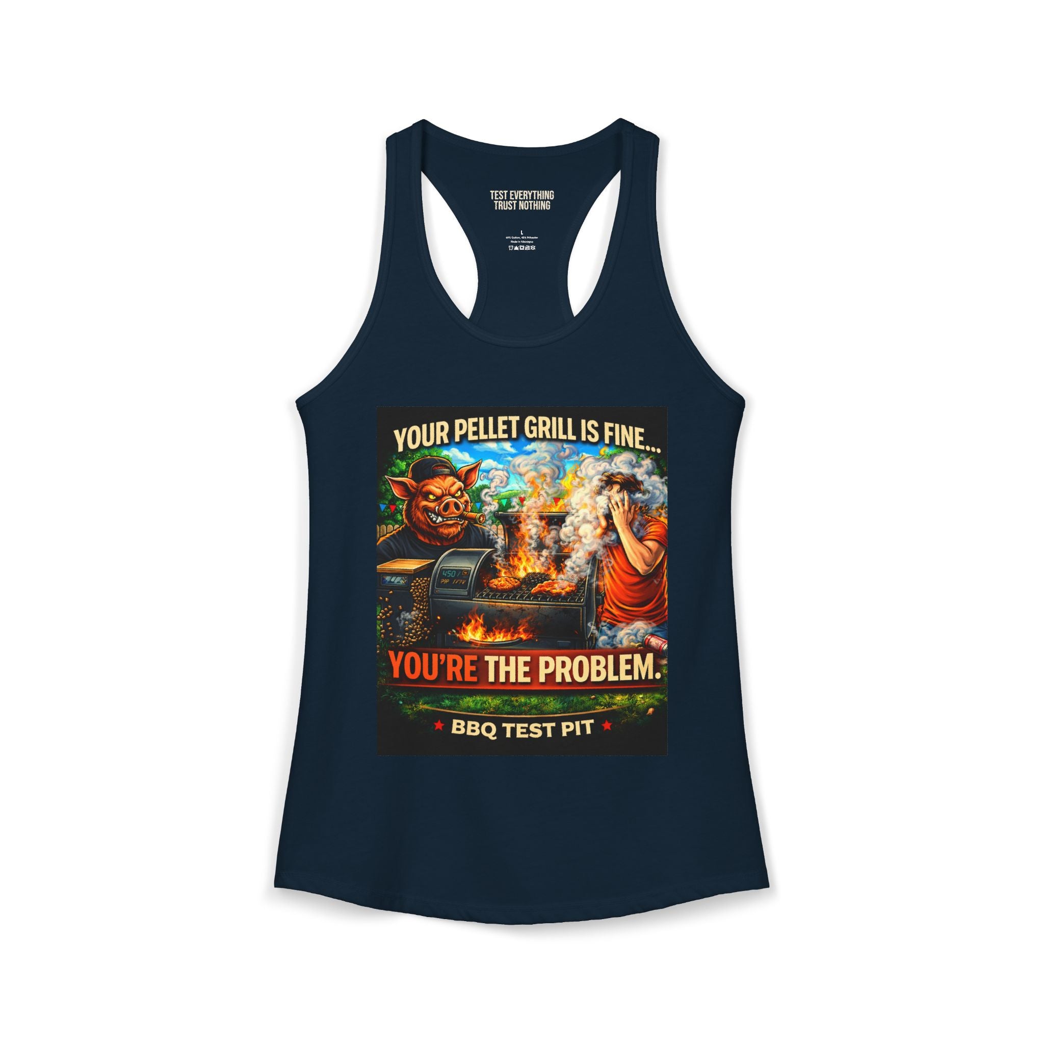 You're The Problem Women's Tank Top — Premium Racerback | BBQ Test Pit