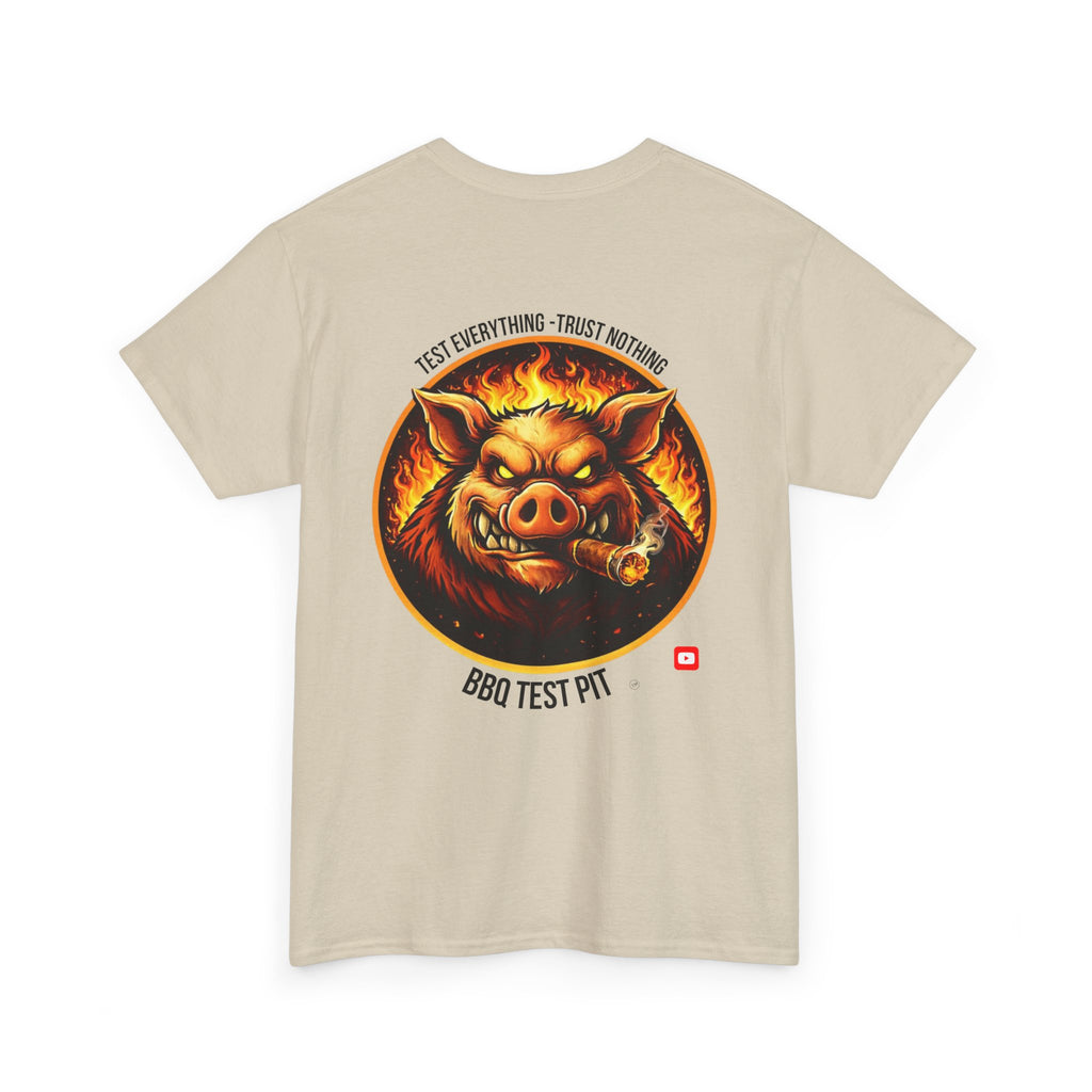 BBQ Test Pit Official Logo T-Shirt — Pitmaster Uniform | Batch 001