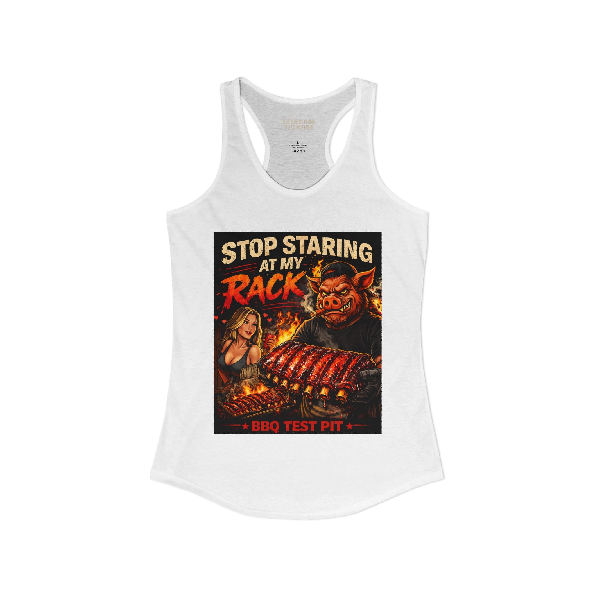 Probe Tender > Opinions Women's Tank Top — Premium Racerback | BBQ Test Pit