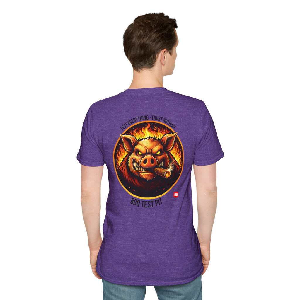 BBQ Test Pit Official Logo T-Shirt — Premium Softstyle Uniform | Batch 001