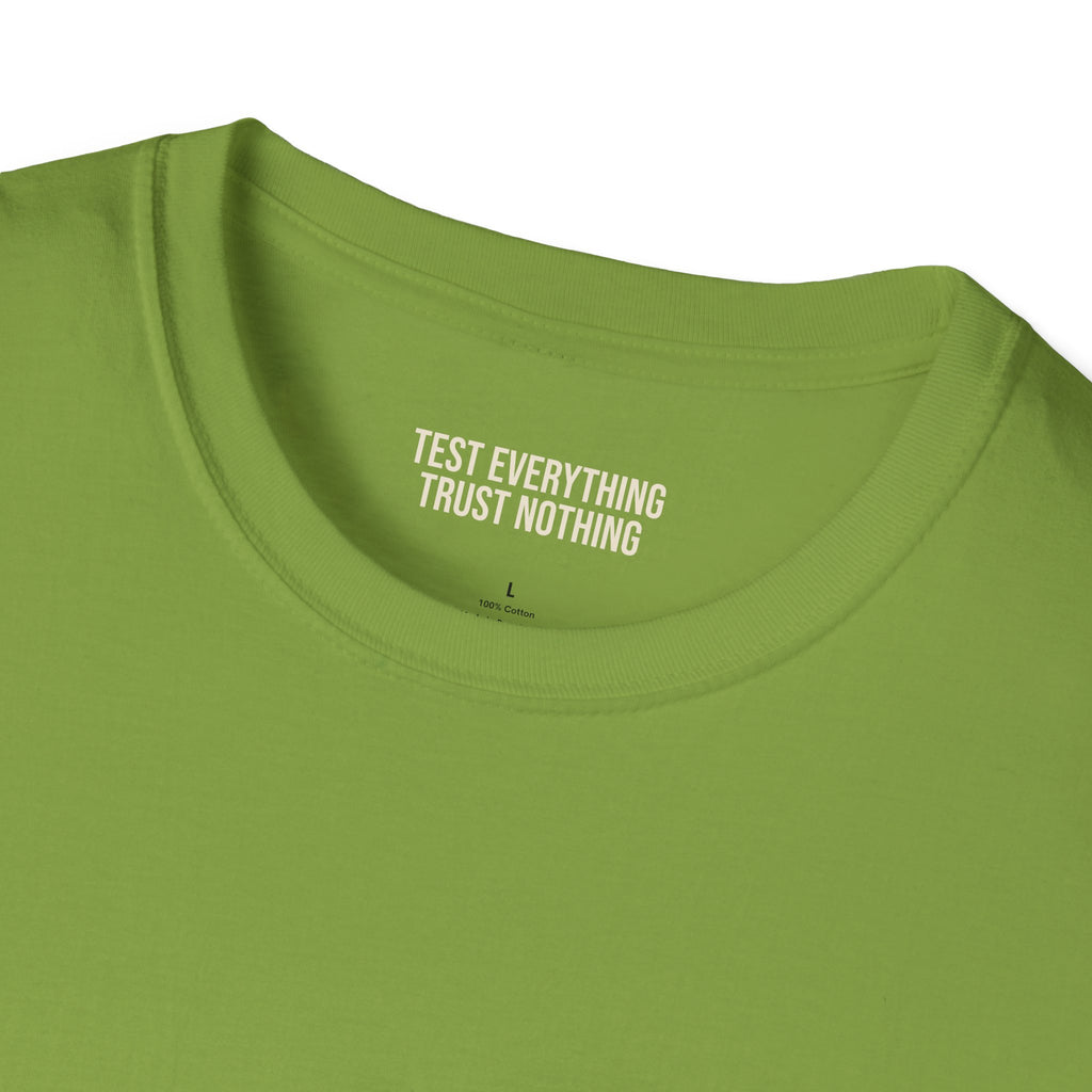 Stop Staring At My Rack T-Shirt — Premium Softstyle Rib Tee | BBQ Test Pit