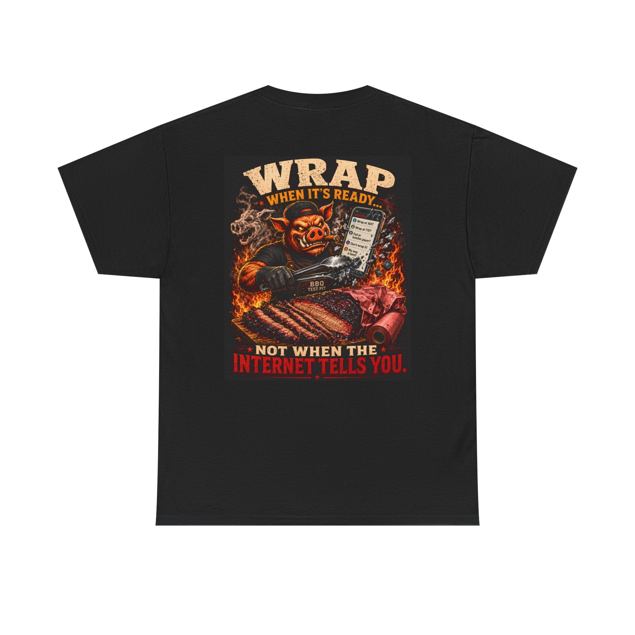 Wrap When It's Ready BBQ Shirt — 5000