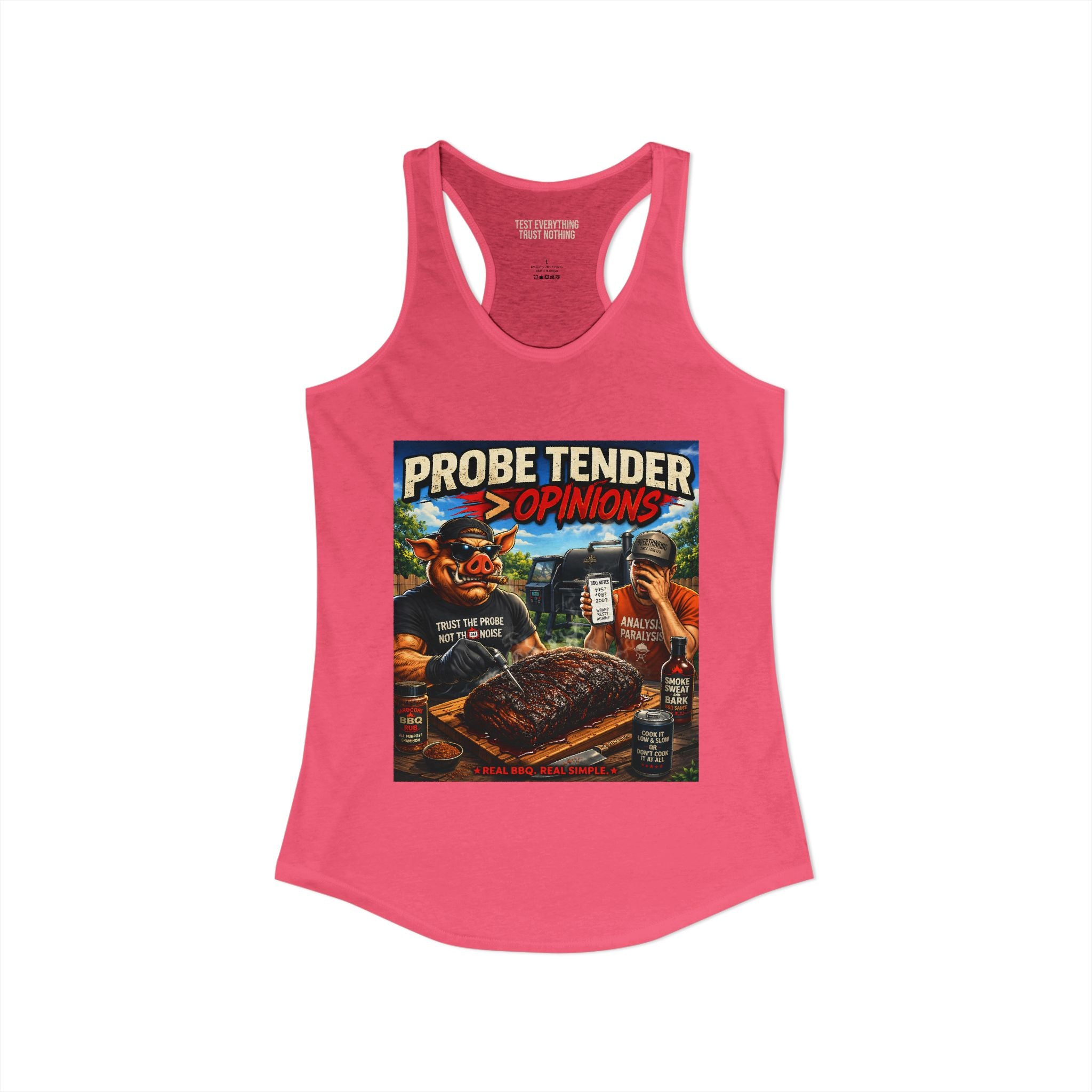 Probe Tender > Opinions Women's Tank Top — Premium Racerback | BBQ Test Pit