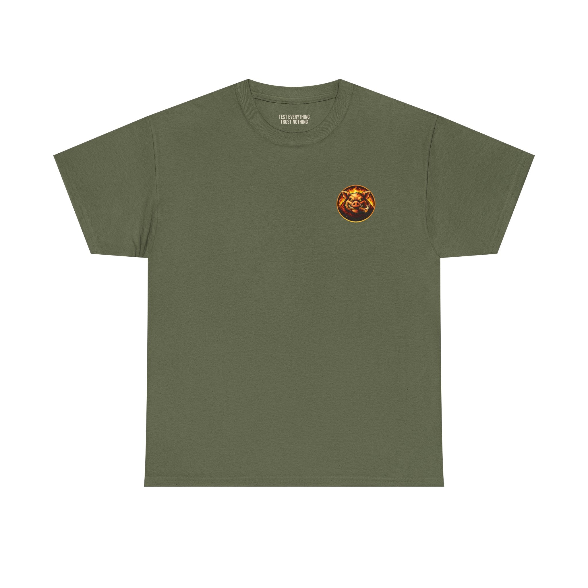 BBQ Test Pit Official Logo T-Shirt — Pitmaster Uniform | Batch 001