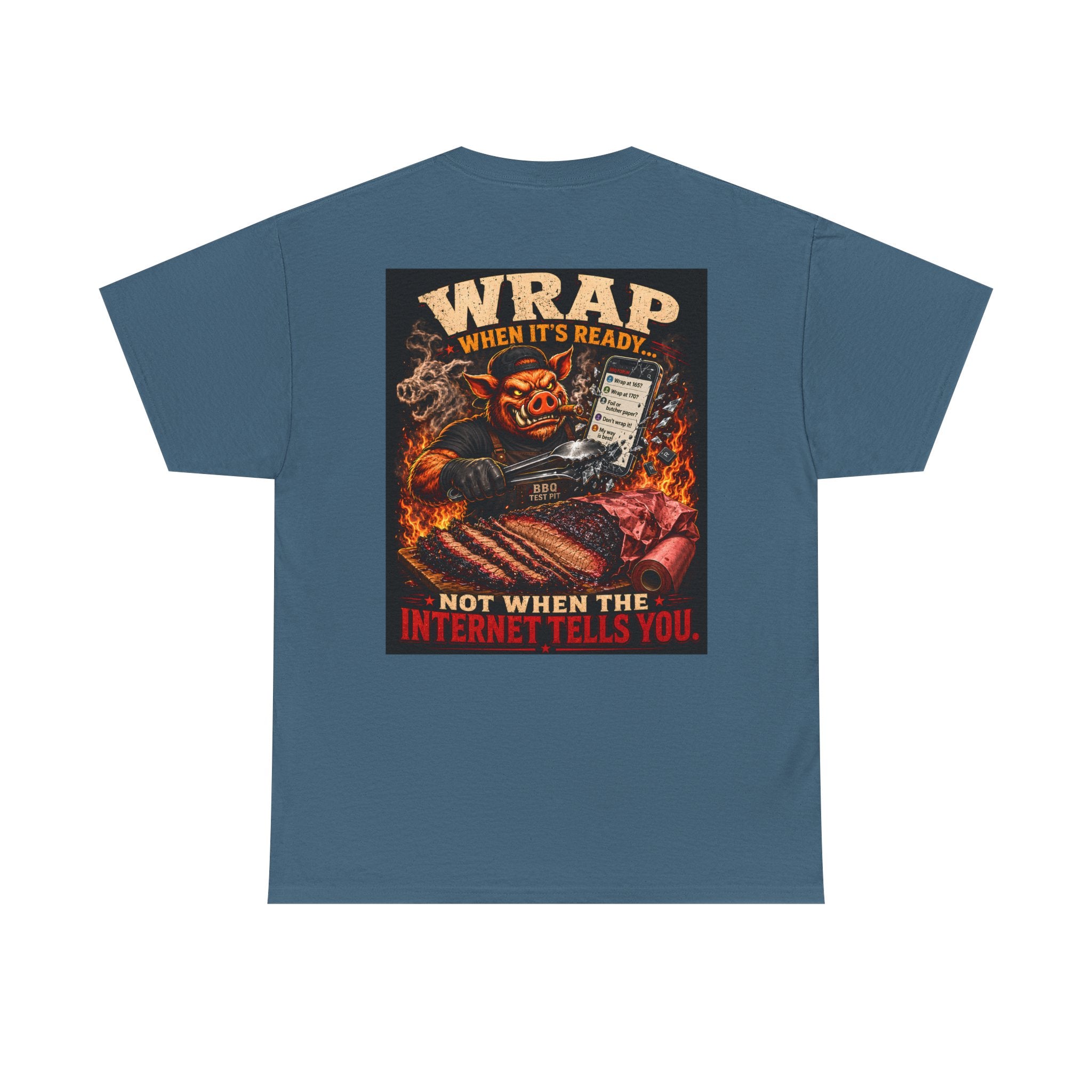 Wrap When It's Ready BBQ Shirt — 5000