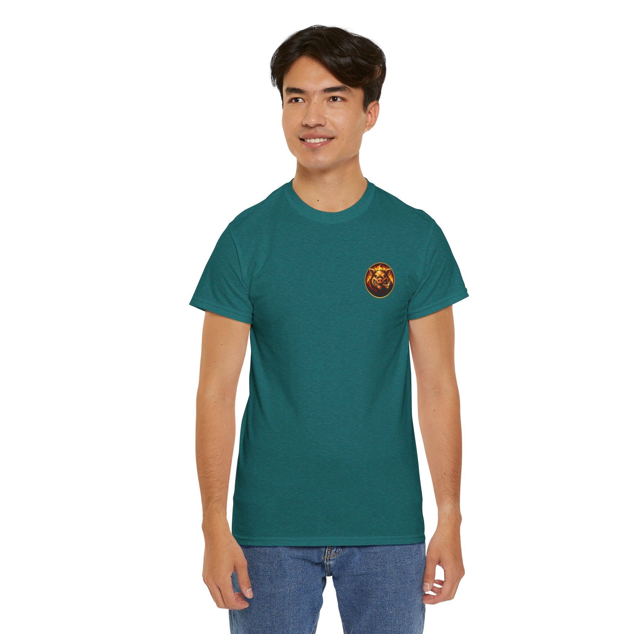 Whatever You Made… Stop Calling It BBQ. – BBQ Test Pit Funny BBQ Heavy Duty T-Shirt