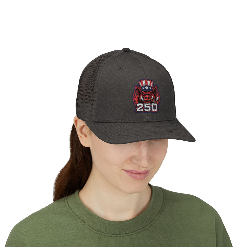 BBQ Test Pit America's 250th Birthday Trucker Hat | Limited Edition Snapback Cap