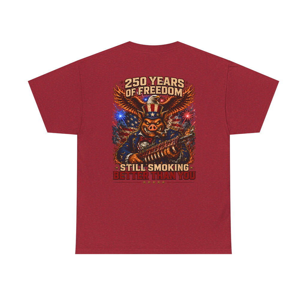 BBQ Test Pit America's 250th Birthday Shirt | Limited Edition Patriotic Graphic Tee 5000