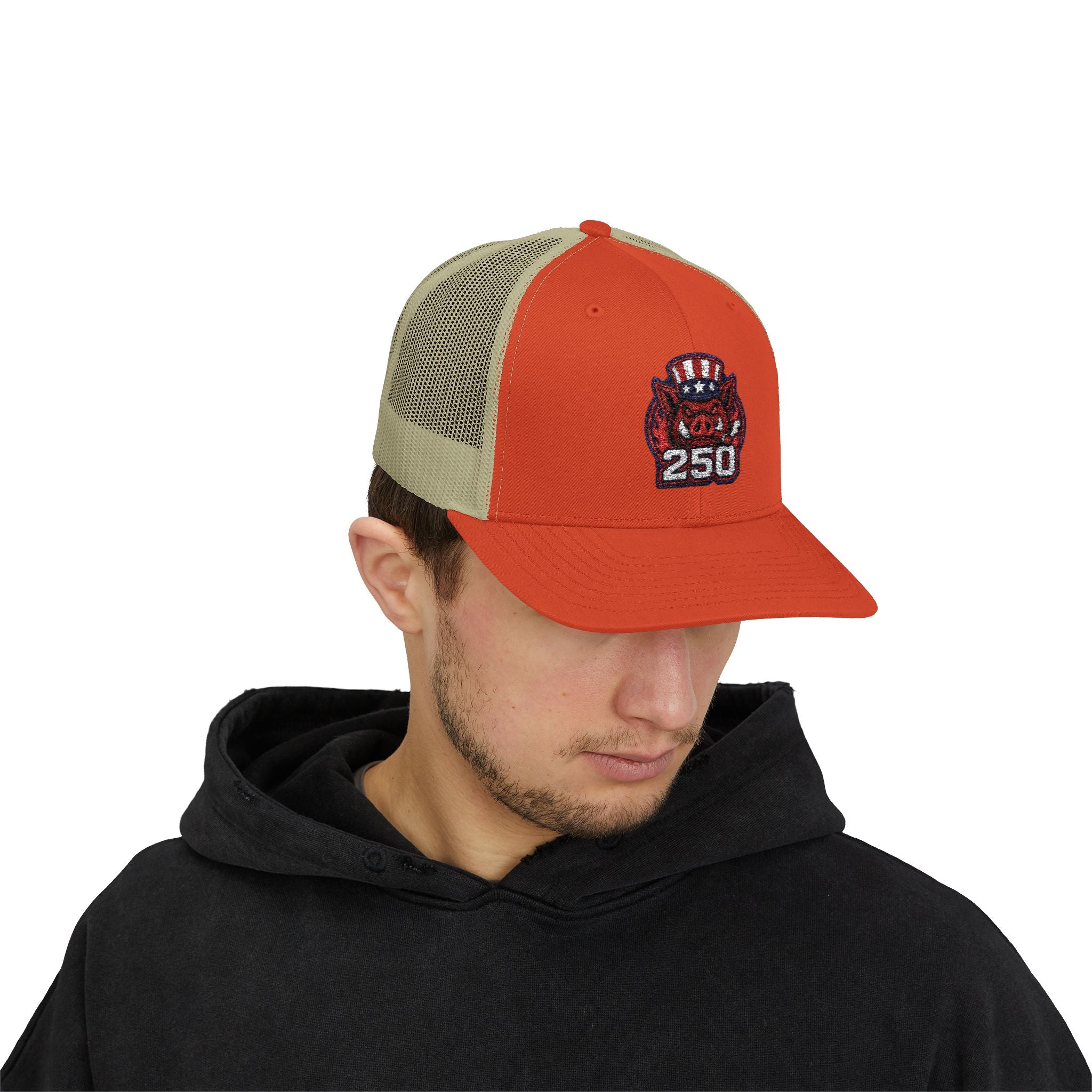 BBQ Test Pit America's 250th Birthday Trucker Hat | Limited Edition Snapback Cap