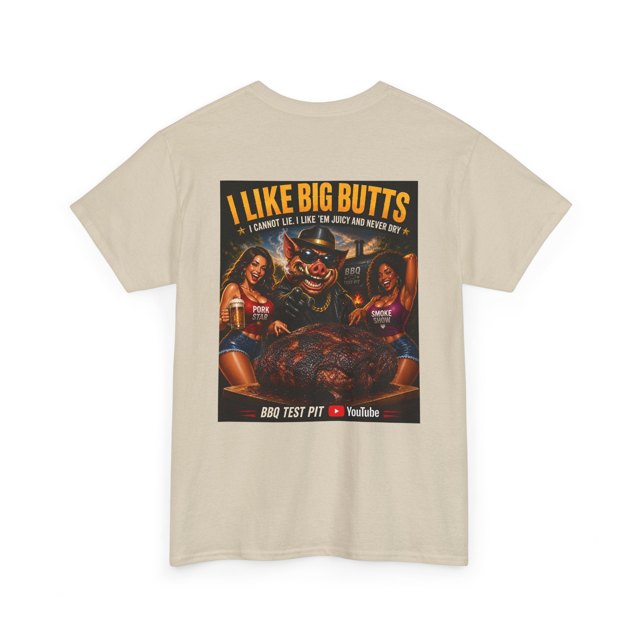 I Like Big Butts T-Shirt — The Ultimate Pork Butt Pitmaster Tee | BBQ Test Pit