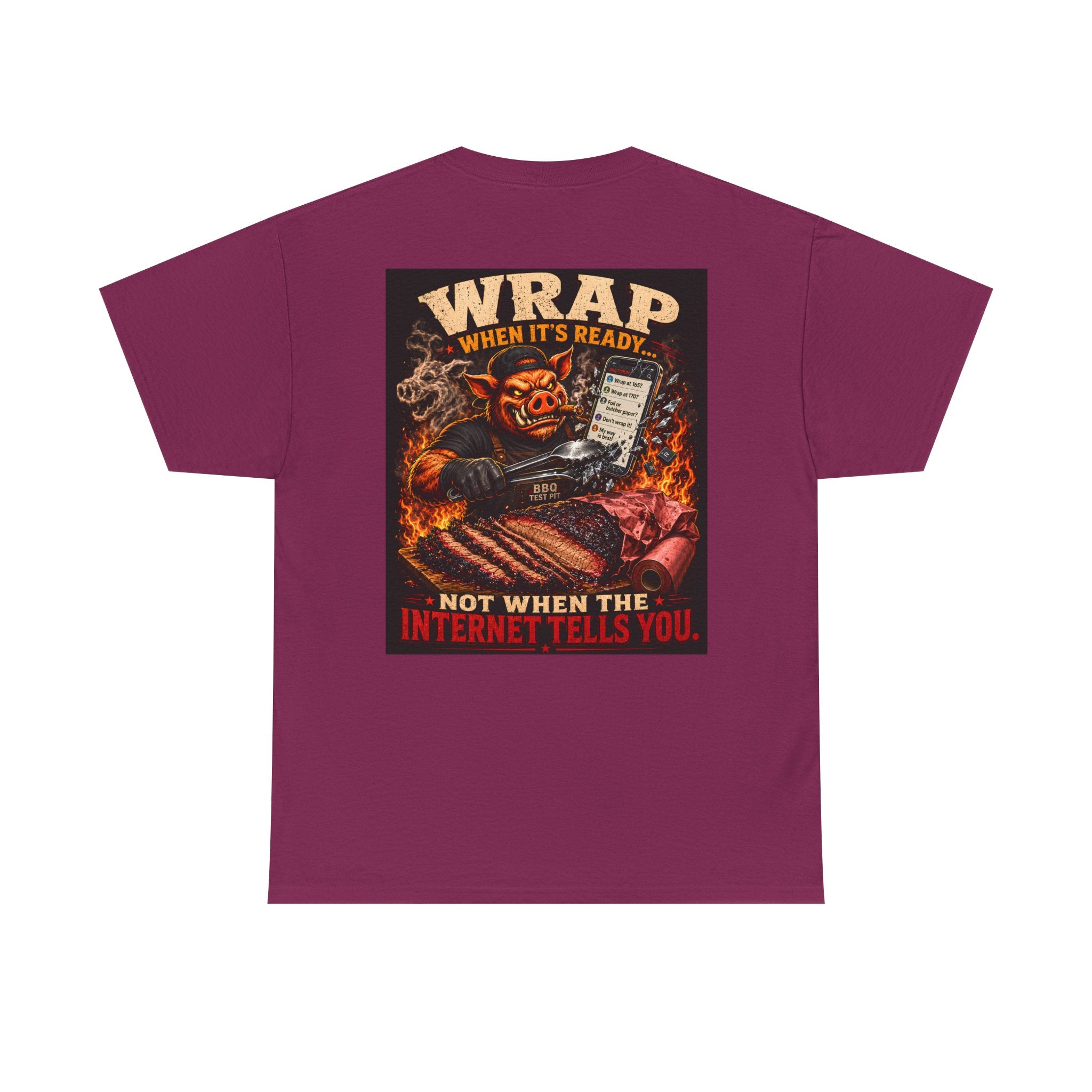 Wrap When It's Ready BBQ Shirt — 5000