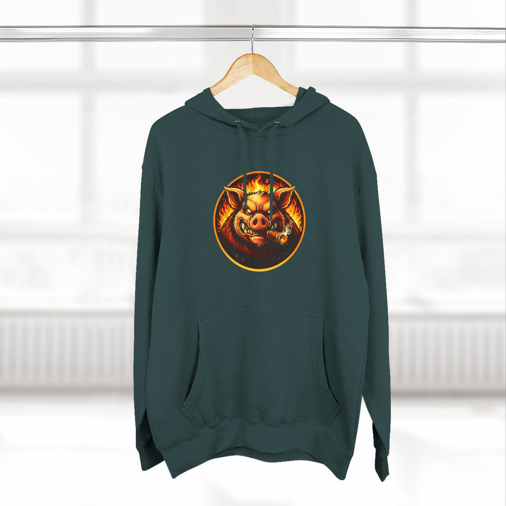 BBQ Test Pit Official Logo Hoodie — Premium Heavyweight Uniform | Batch 001