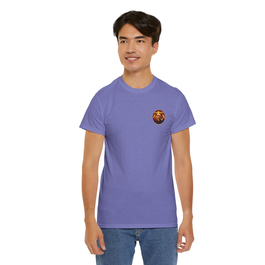 Whatever You Made… Stop Calling It BBQ. – BBQ Test Pit Funny BBQ Heavy Duty T-Shirt