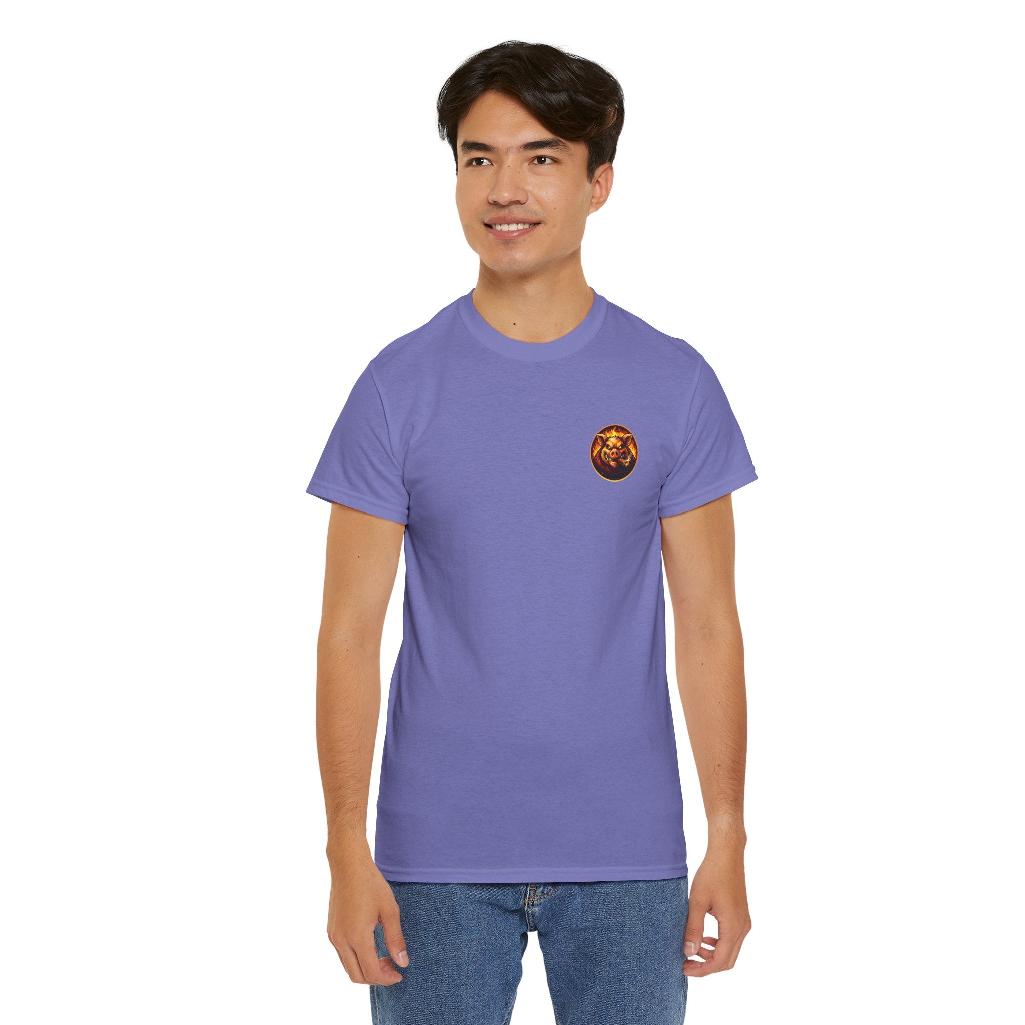 Whatever You Made… Stop Calling It BBQ. – BBQ Test Pit Funny BBQ Heavy Duty T-Shirt