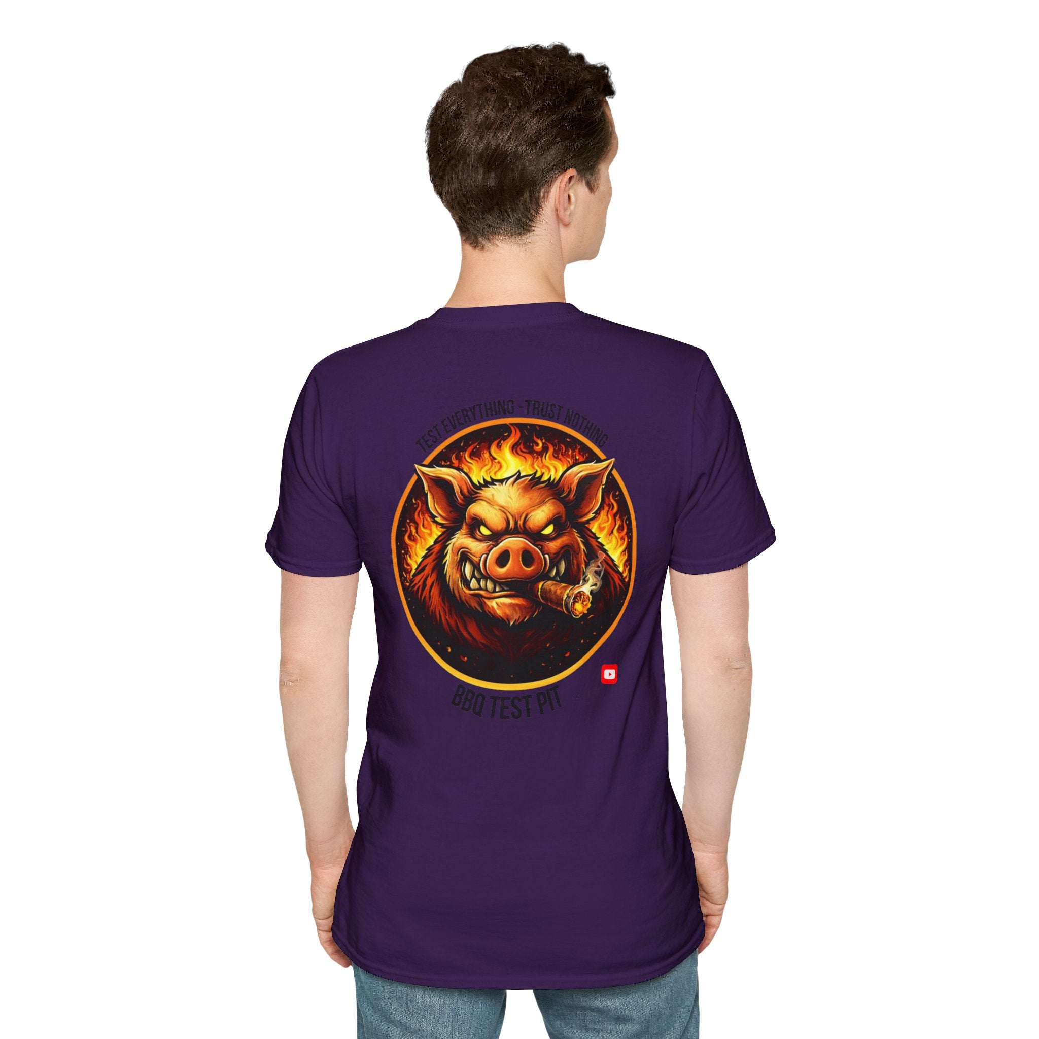 BBQ Test Pit Official Logo T-Shirt — Premium Softstyle Uniform | Batch 001