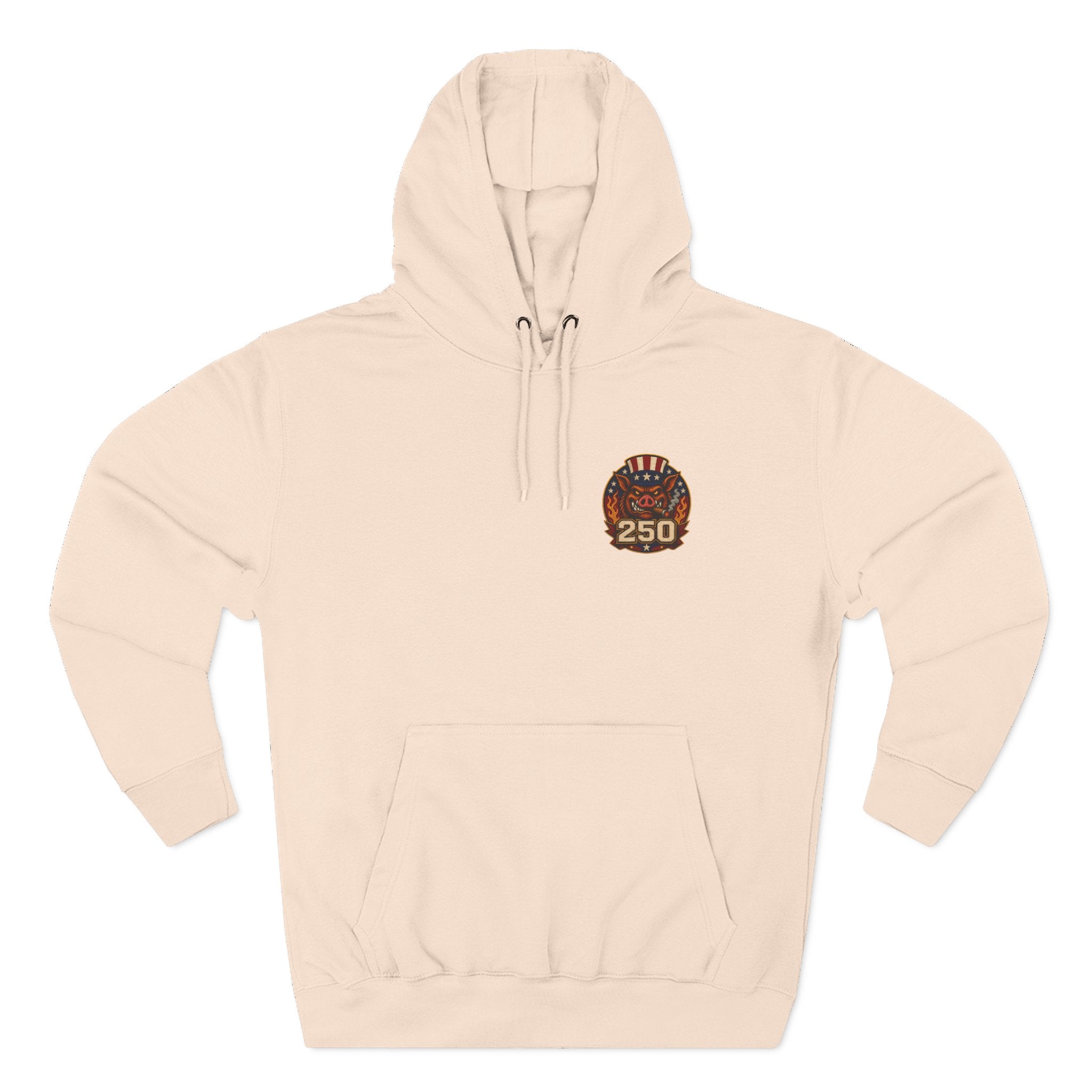 BBQ Test Pit America's 250th Birthday Hoodie | Limited Edition Patriotic Fleece
