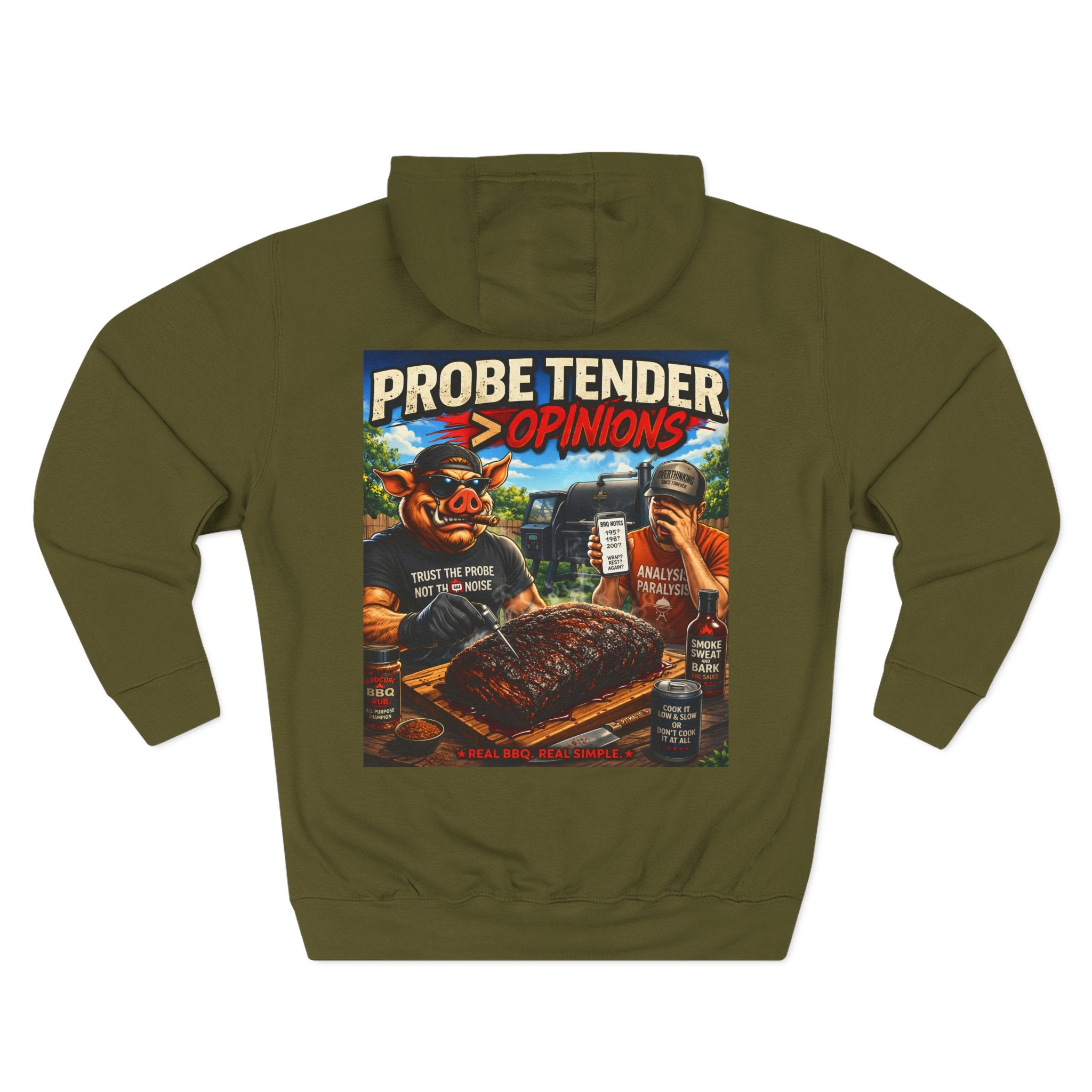 Probe Tender > Opinions Hoodie — Premium Heavyweight Fleece | BBQ Test Pit