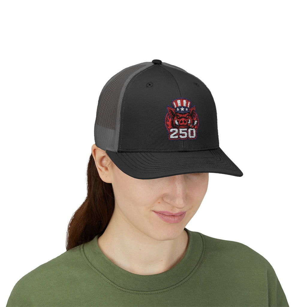 BBQ Test Pit America's 250th Birthday Trucker Hat | Limited Edition Snapback Cap